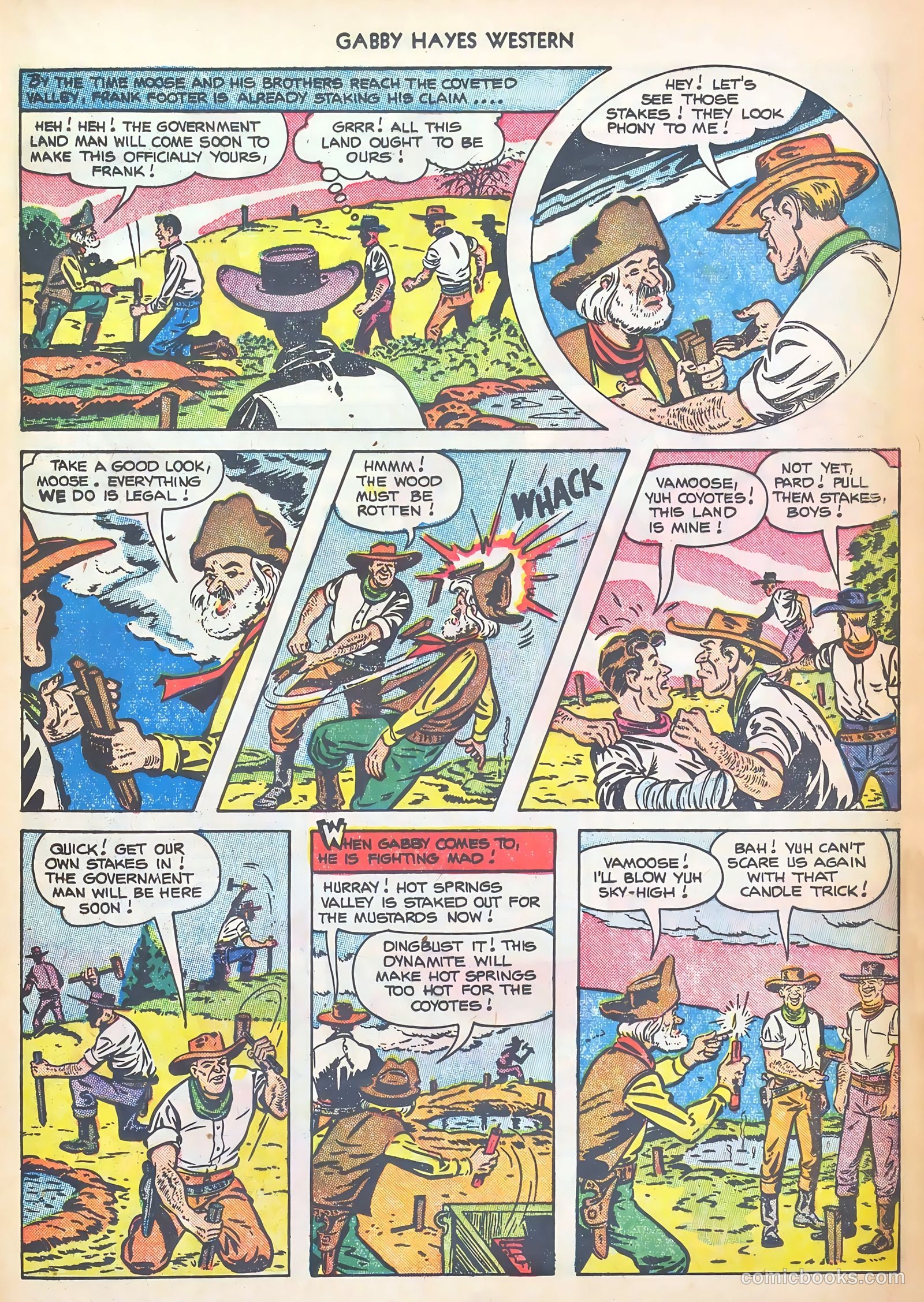 Gabby Hayes Western #42 (1952) — page 21 of 36
