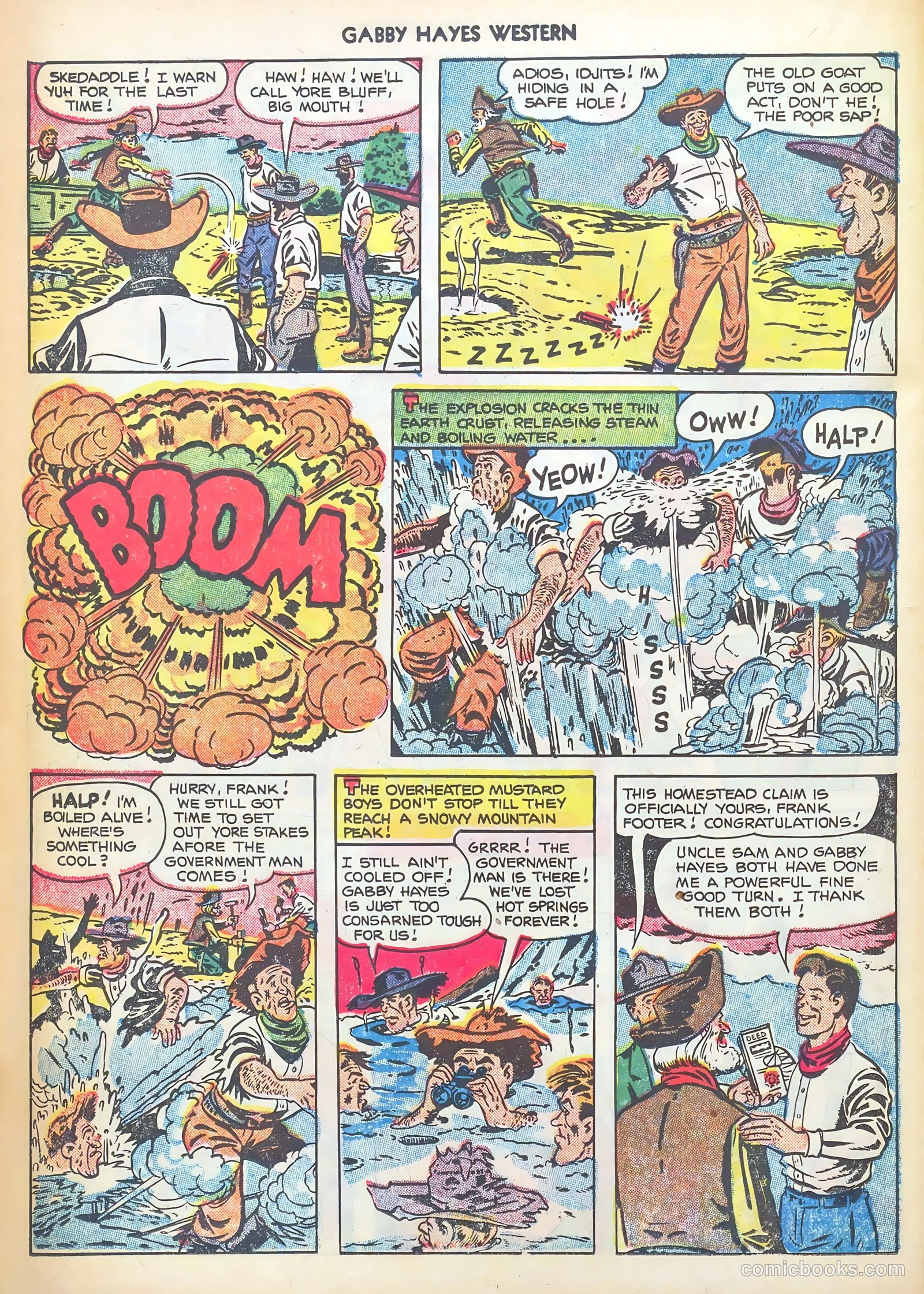 Gabby Hayes Western #42 (1952) — page 22 of 36