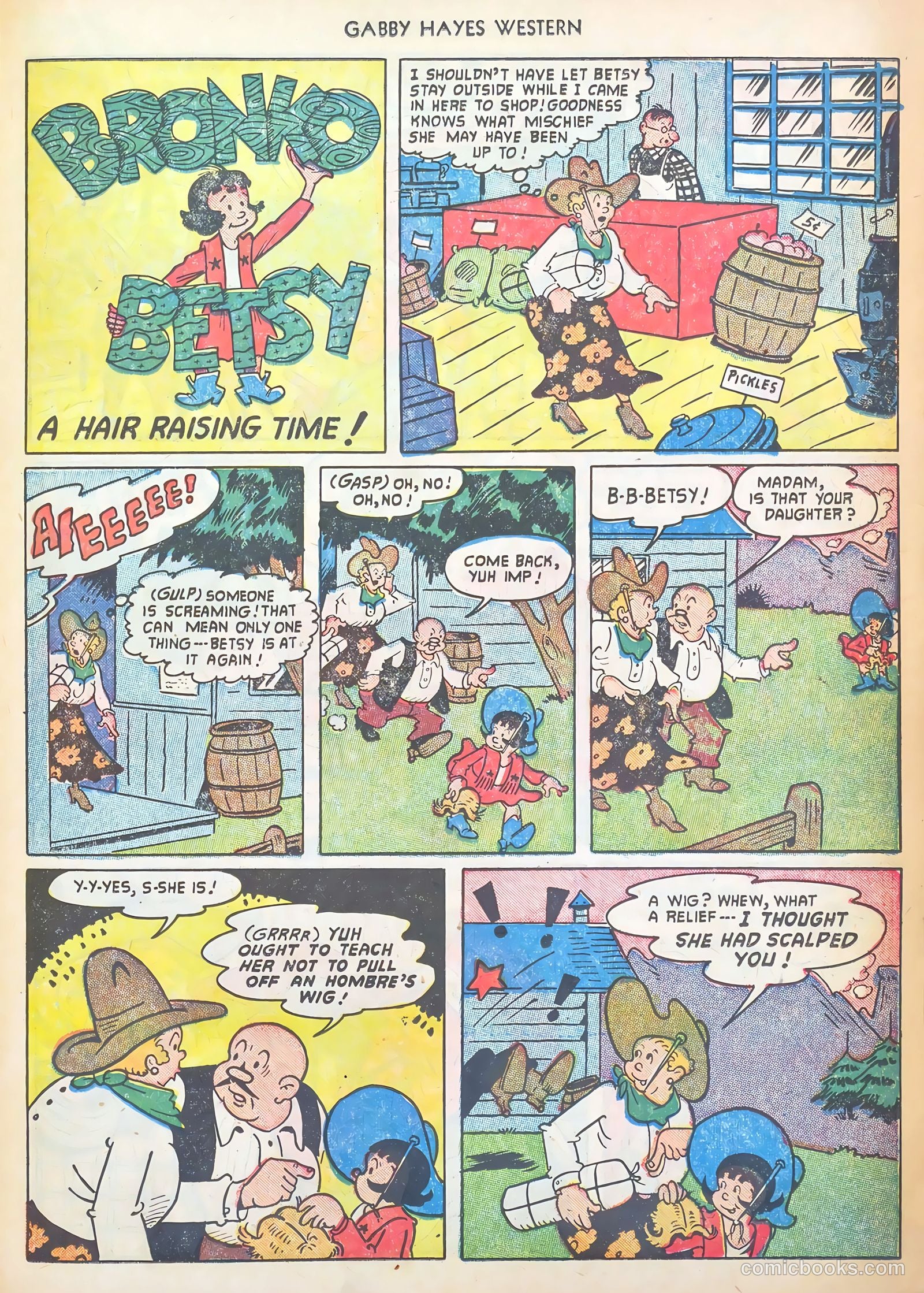 Gabby Hayes Western #42 (1952) — page 23 of 36
