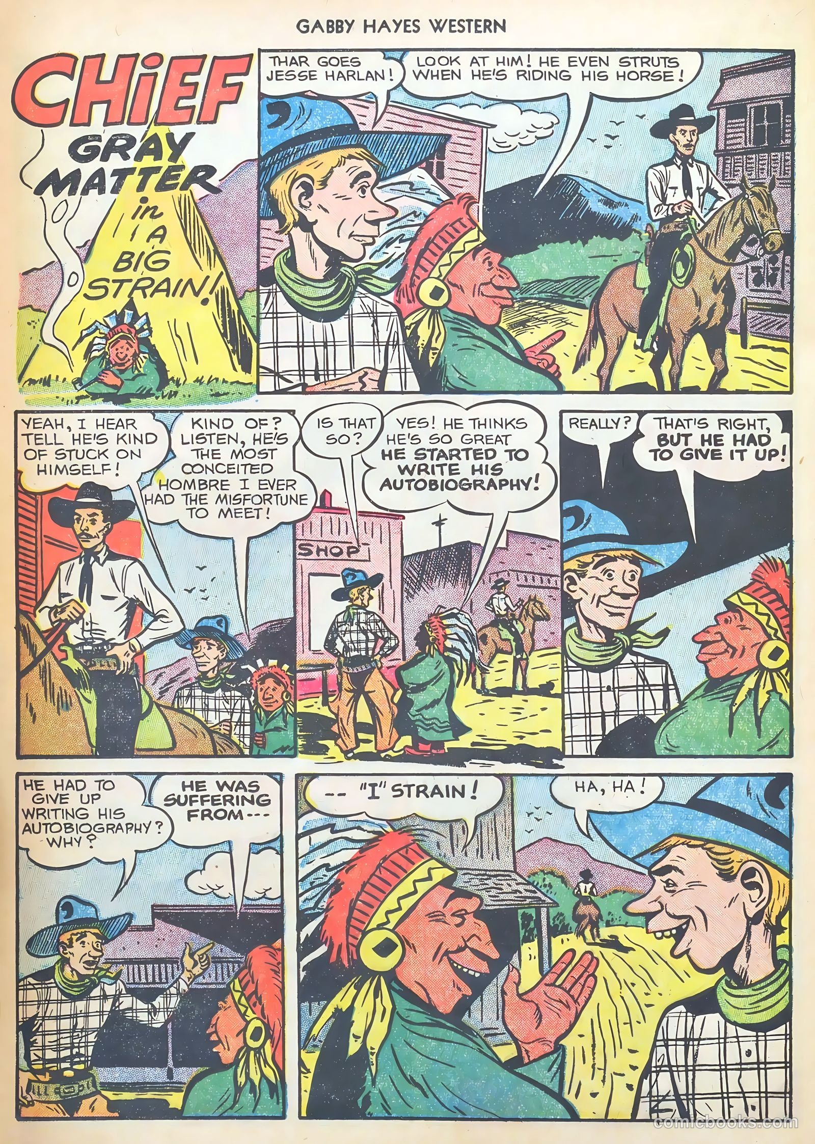 Gabby Hayes Western #42 (1952) — page 24 of 36