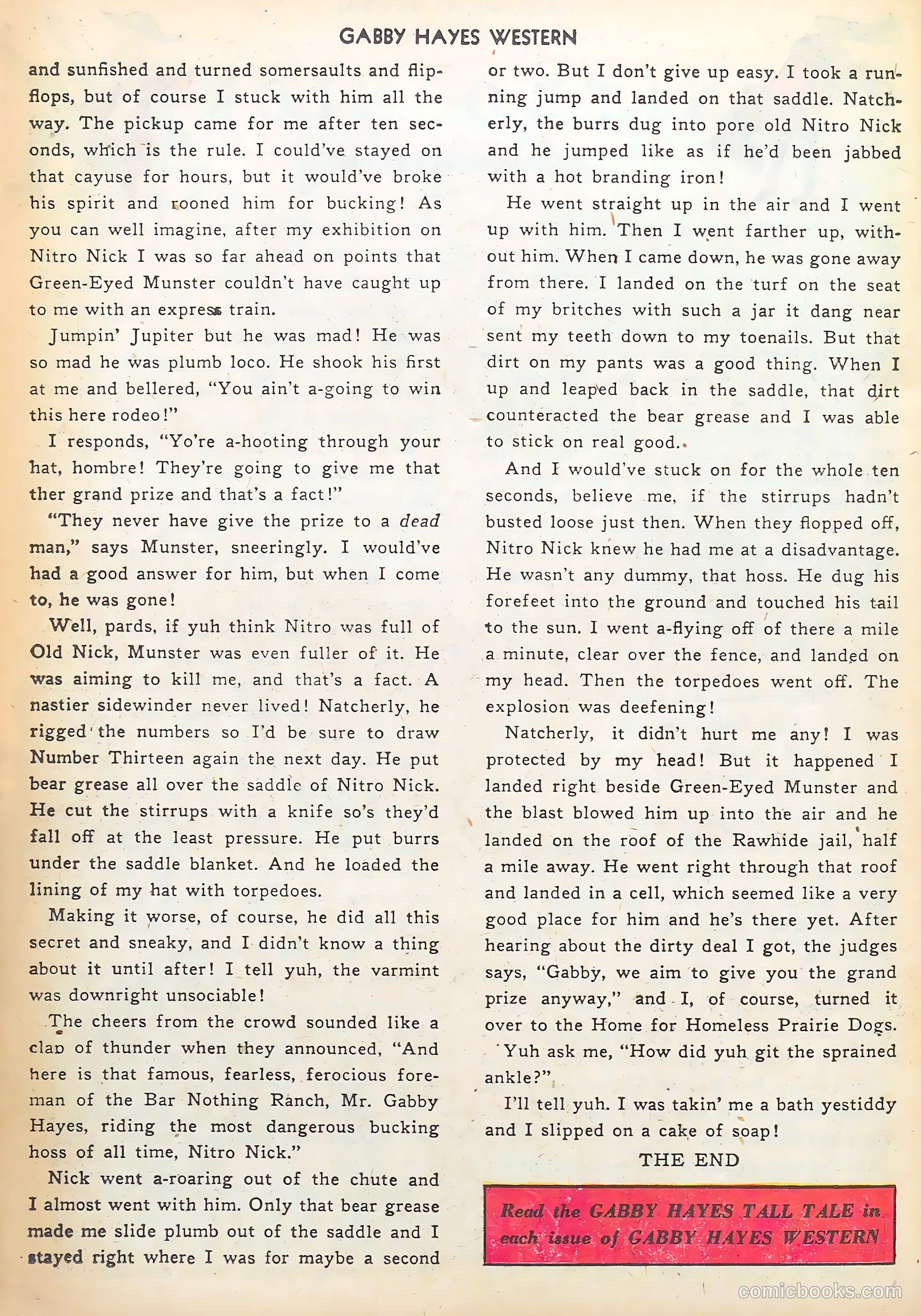 Gabby Hayes Western #42 (1952) — page 26 of 36