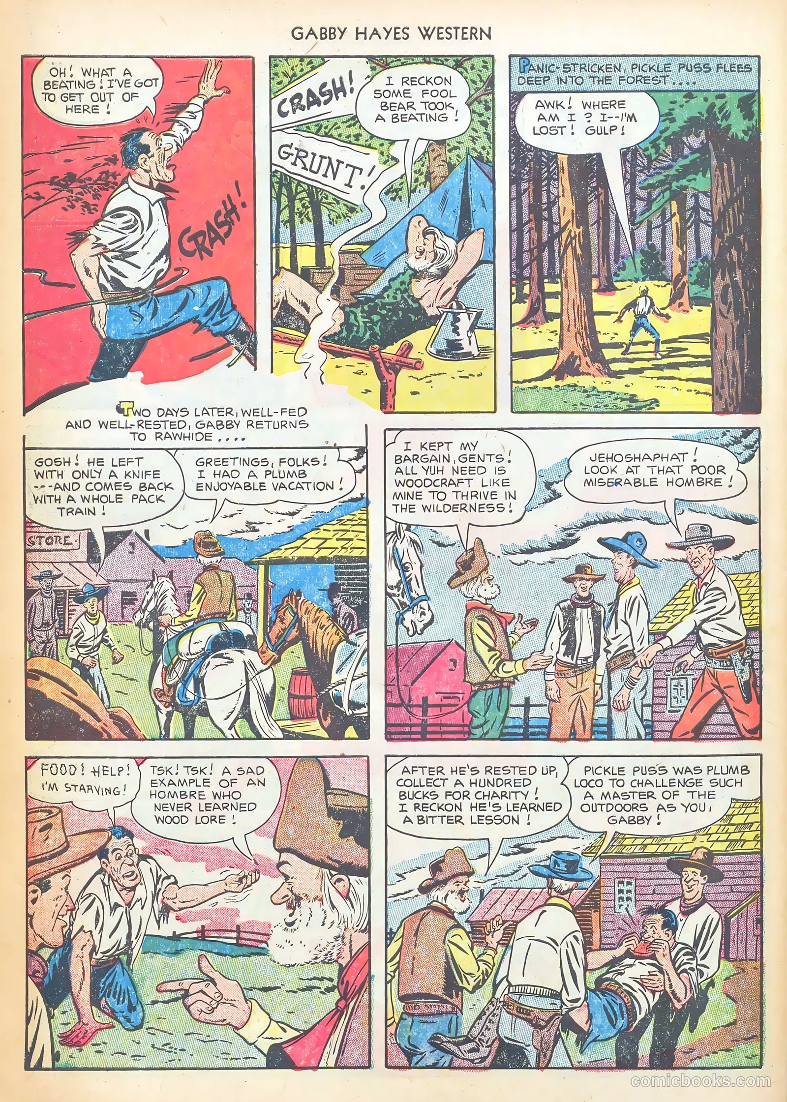 Gabby Hayes Western #42 (1952) — page 34 of 36