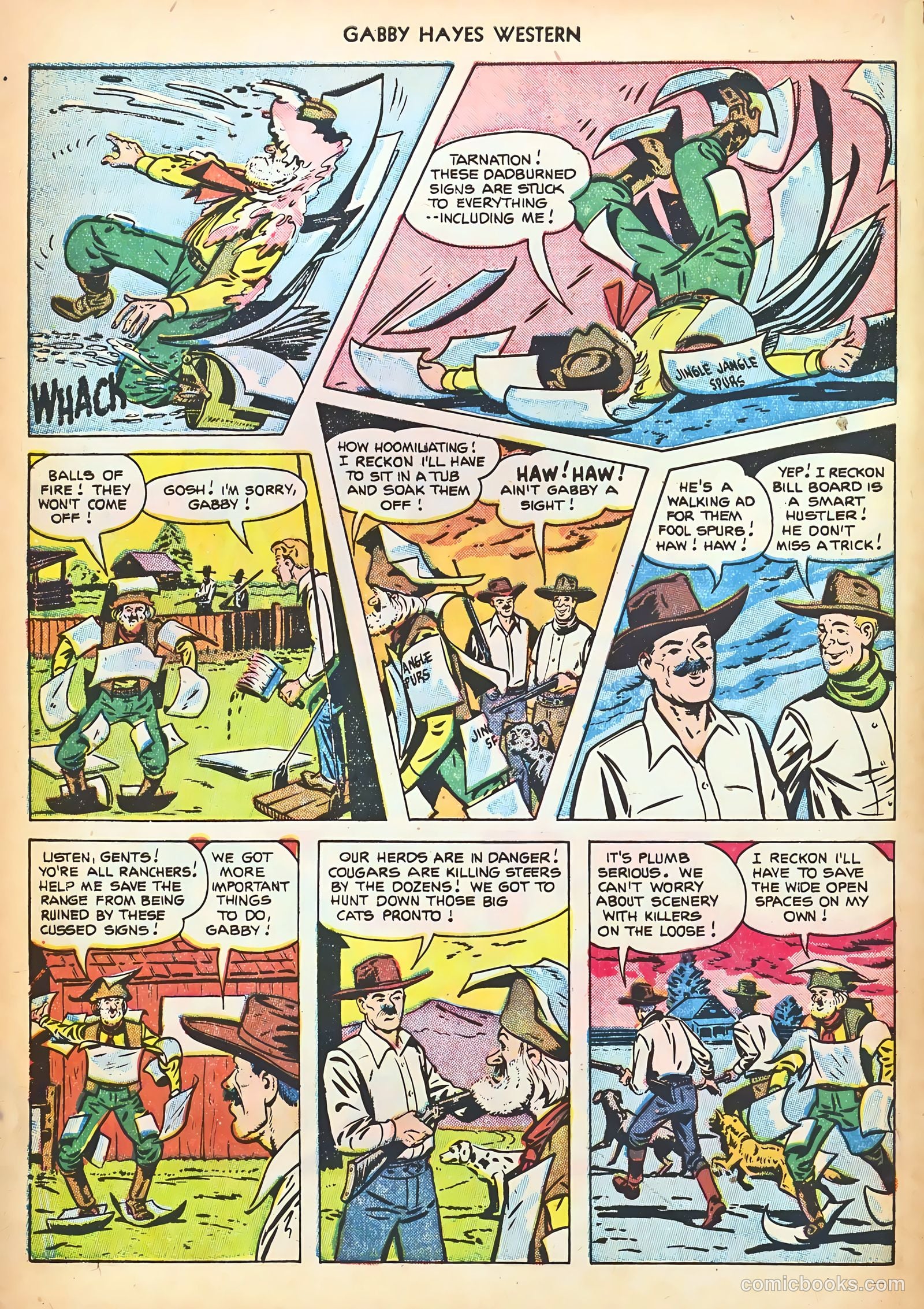 Gabby Hayes Western #43 (1952) — page 4 of 36