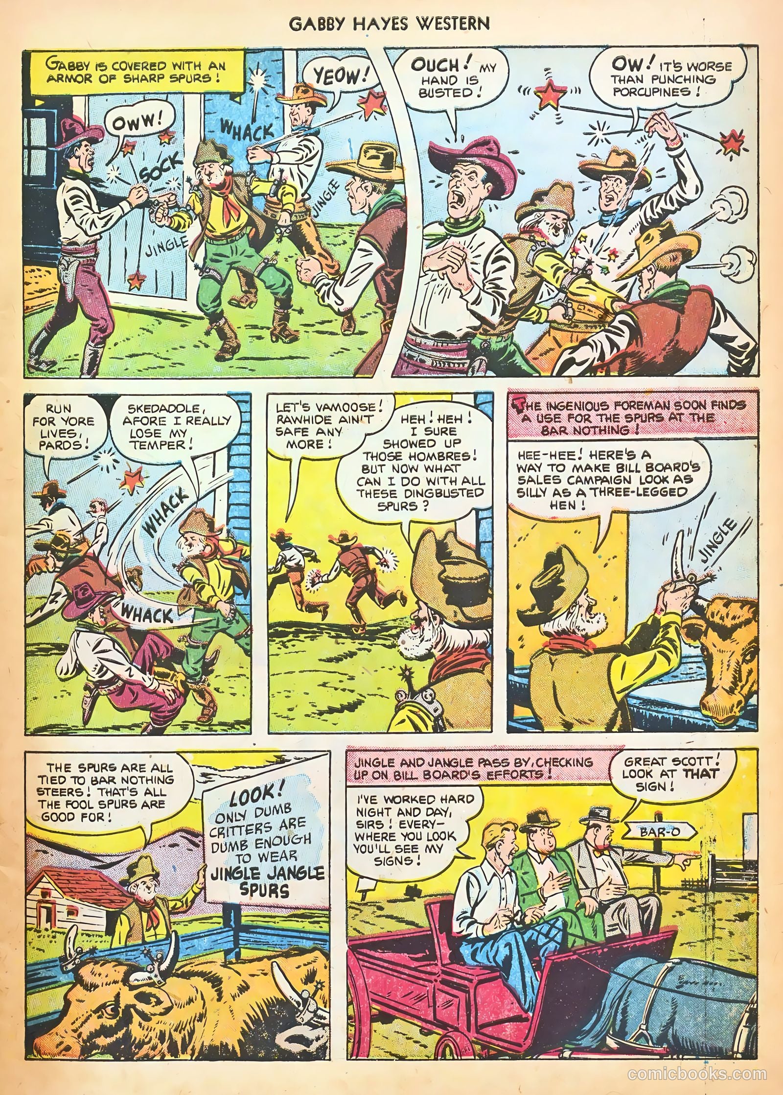 Gabby Hayes Western #43 (1952) — page 7 of 36