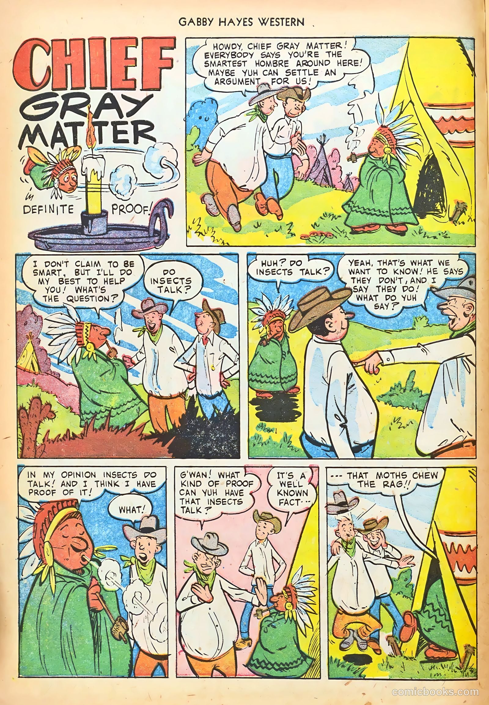 Gabby Hayes Western #43 (1952) — page 10 of 36