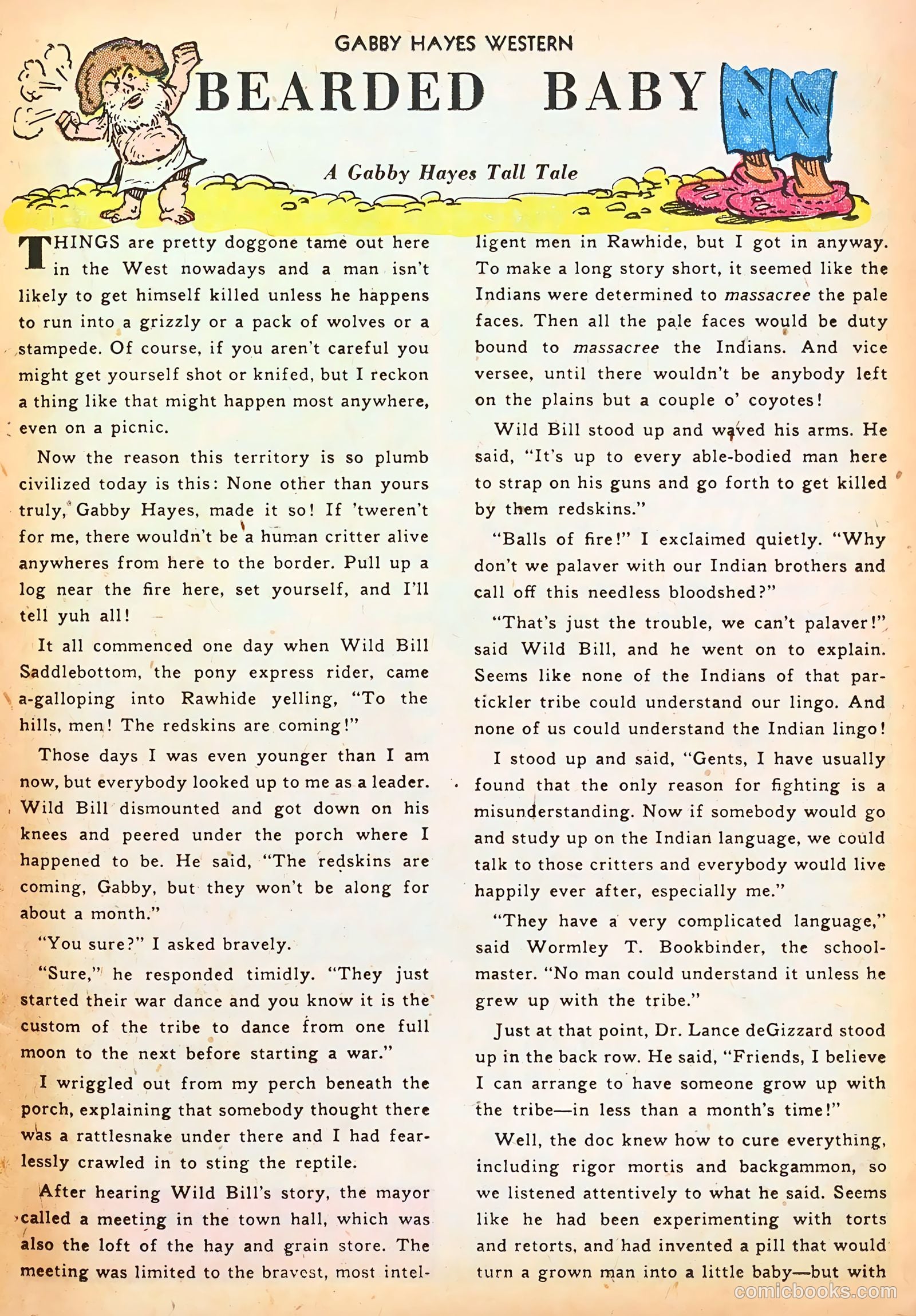 Gabby Hayes Western #43 (1952) — page 13 of 36
