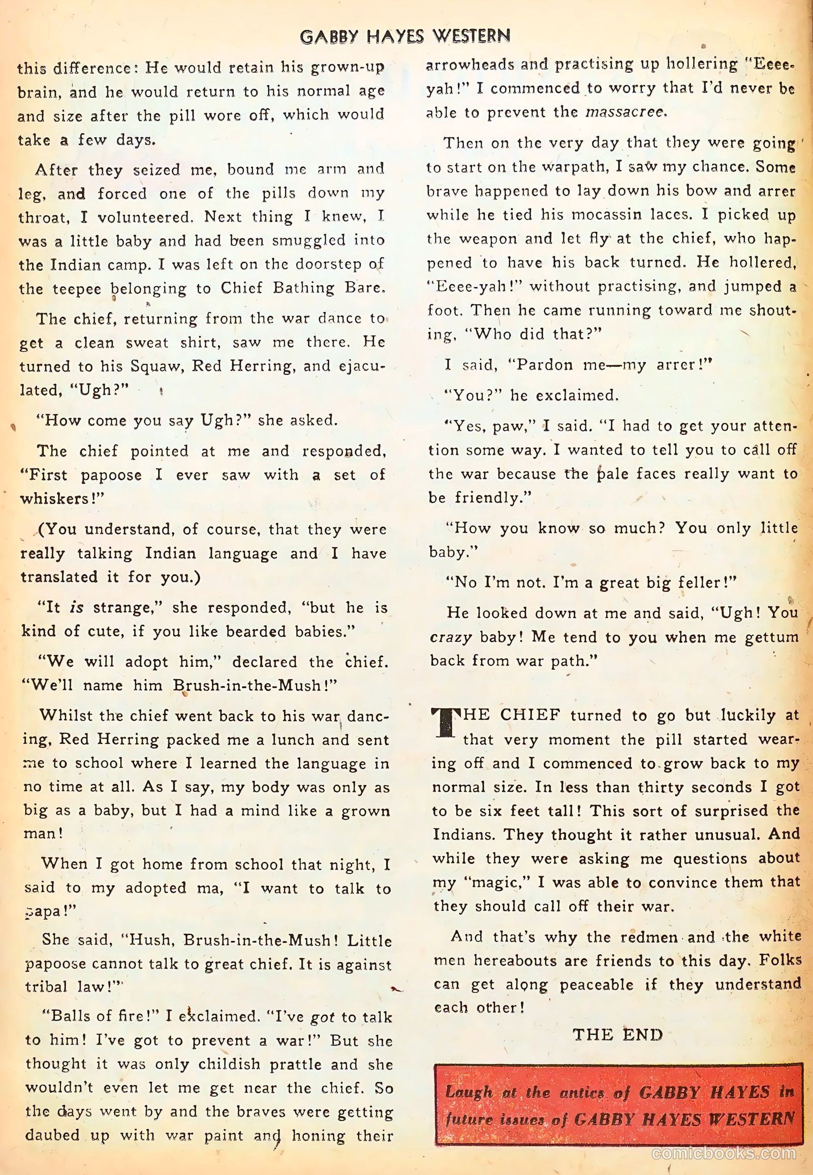 Gabby Hayes Western #43 (1952) — page 14 of 36