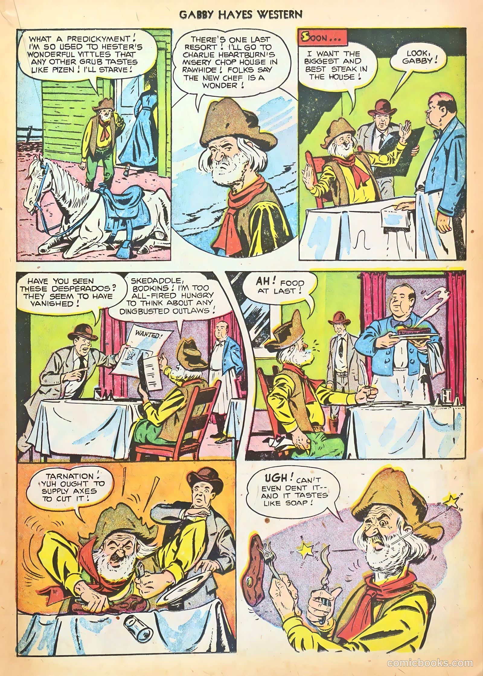 Gabby Hayes Western #43 (1952) — page 19 of 36