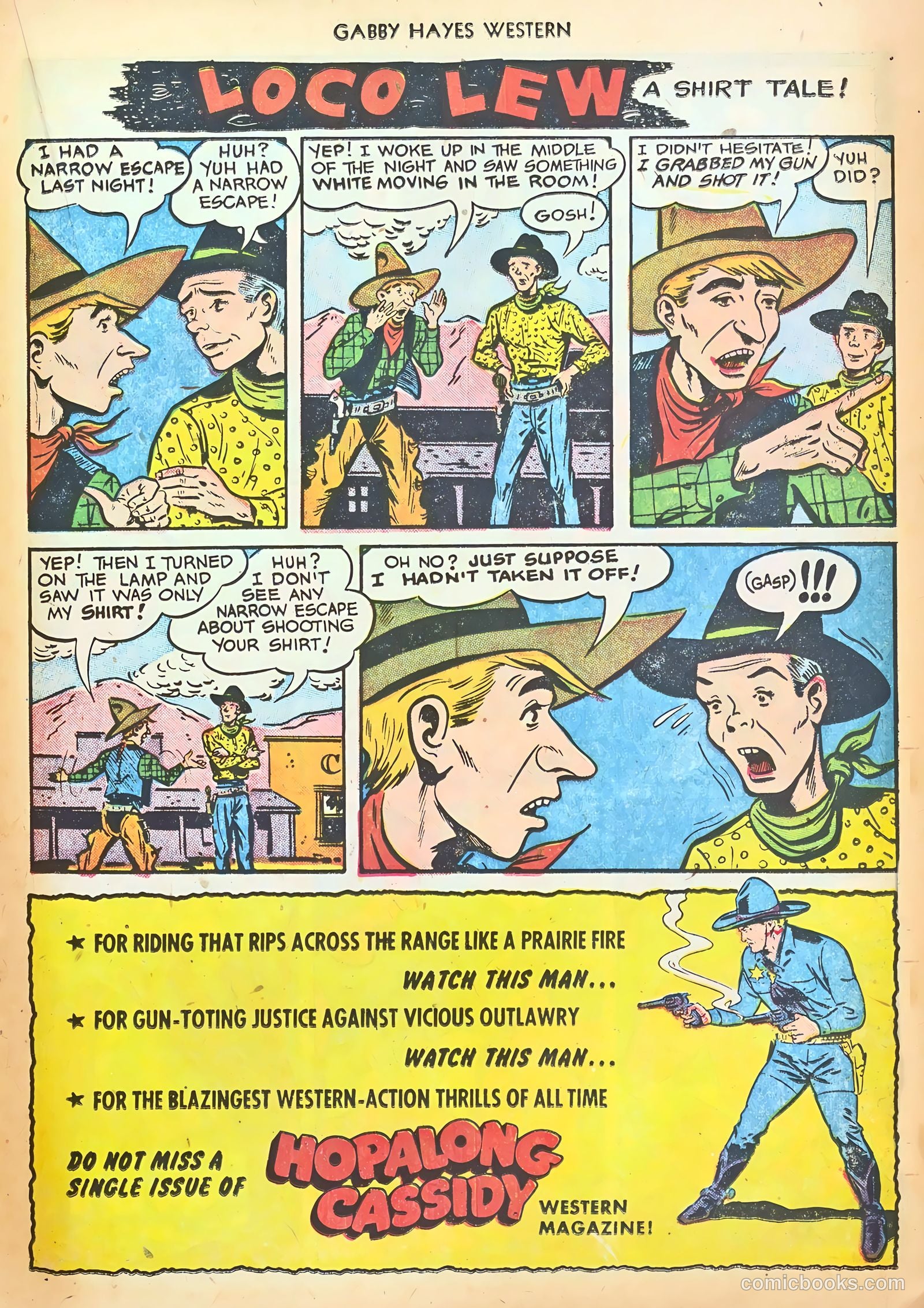 Gabby Hayes Western #43 (1952) — page 23 of 36