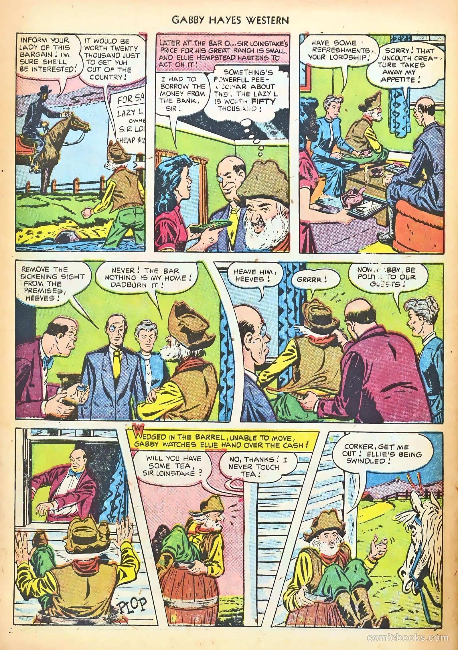 Gabby Hayes Western #43 (1952) — page 30 of 36