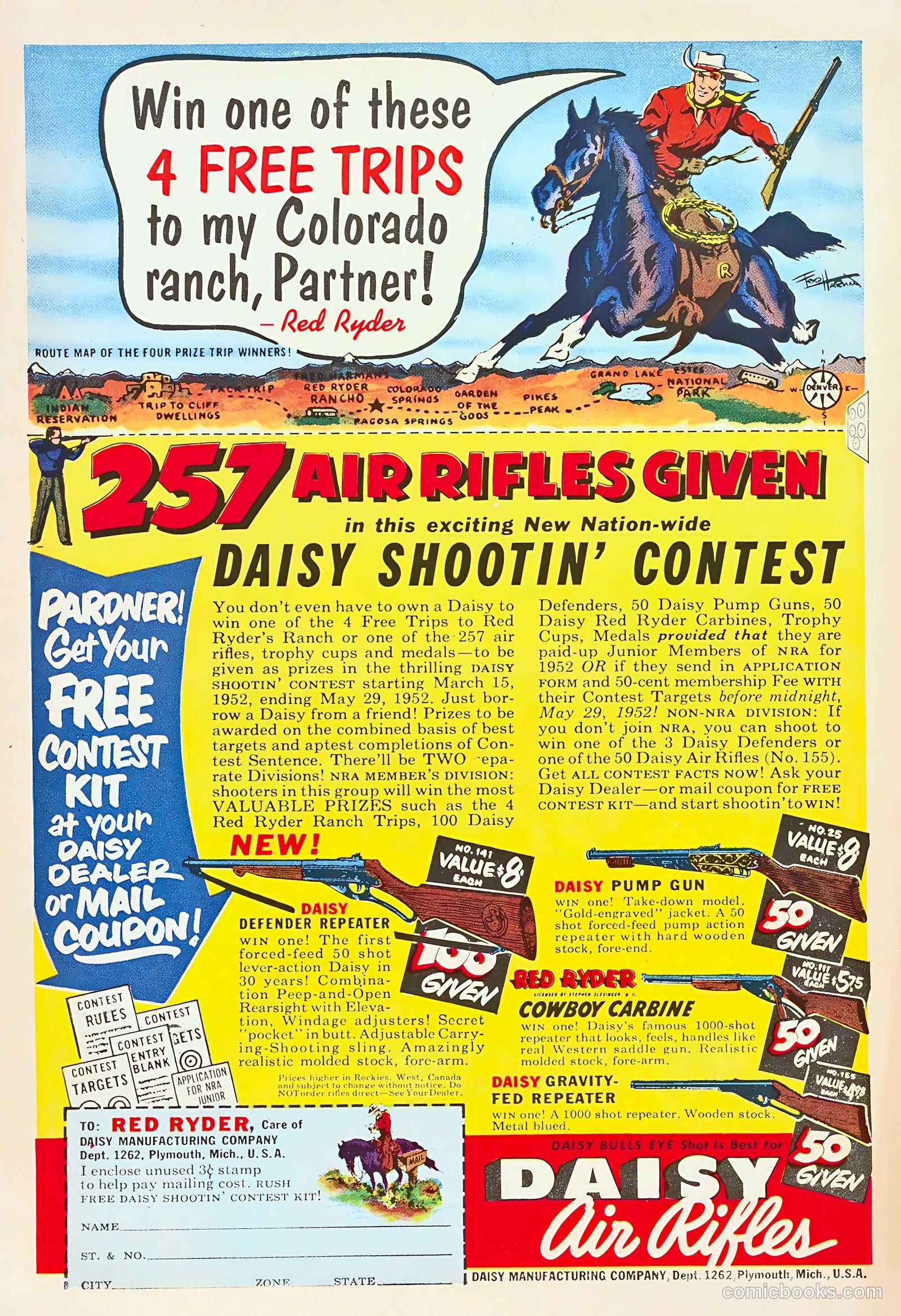 Gabby Hayes Western #43 (1952) — page 36 of 36