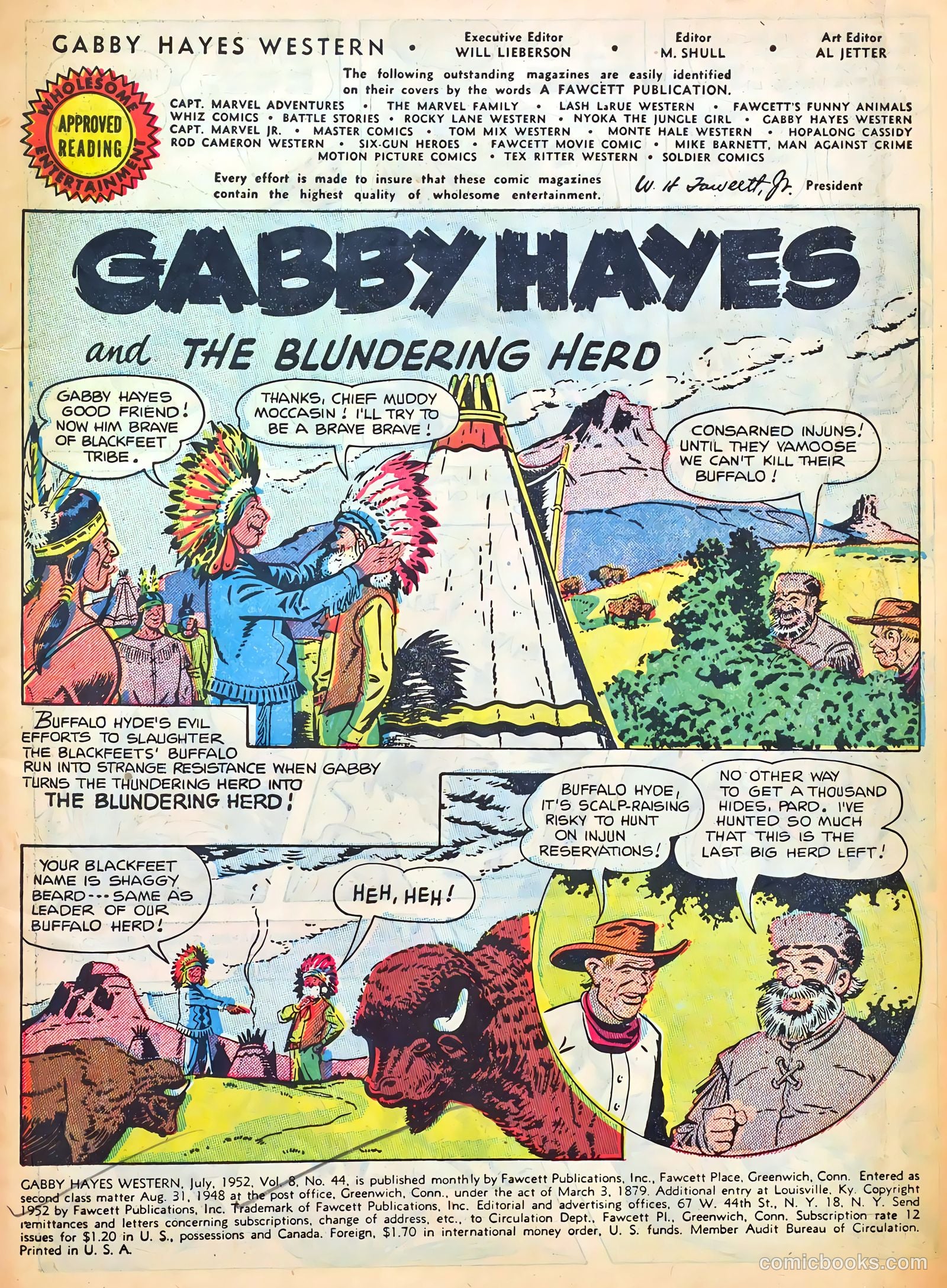 Gabby Hayes Western #44 (1952) — page 3 of 36