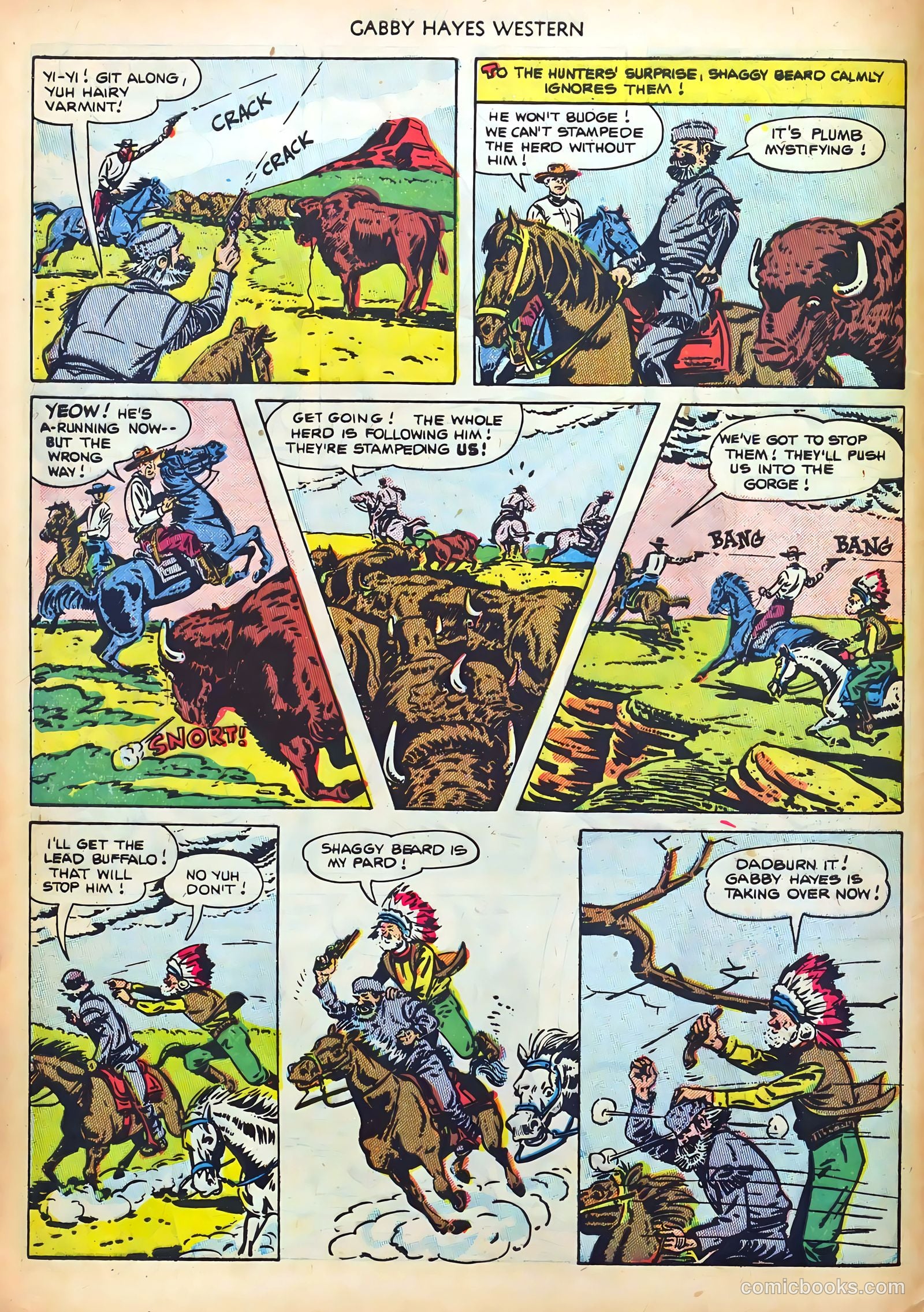 Gabby Hayes Western #44 (1952) — page 8 of 36