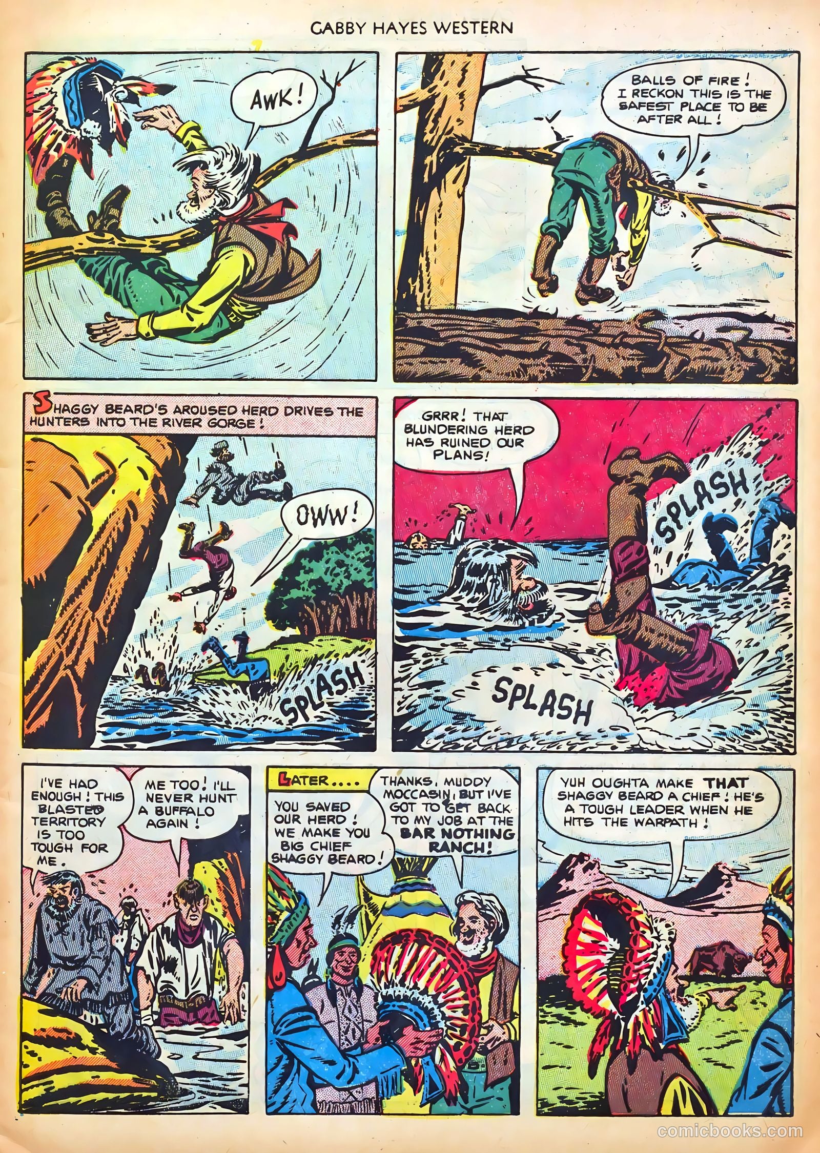 Gabby Hayes Western #44 (1952) — page 9 of 36