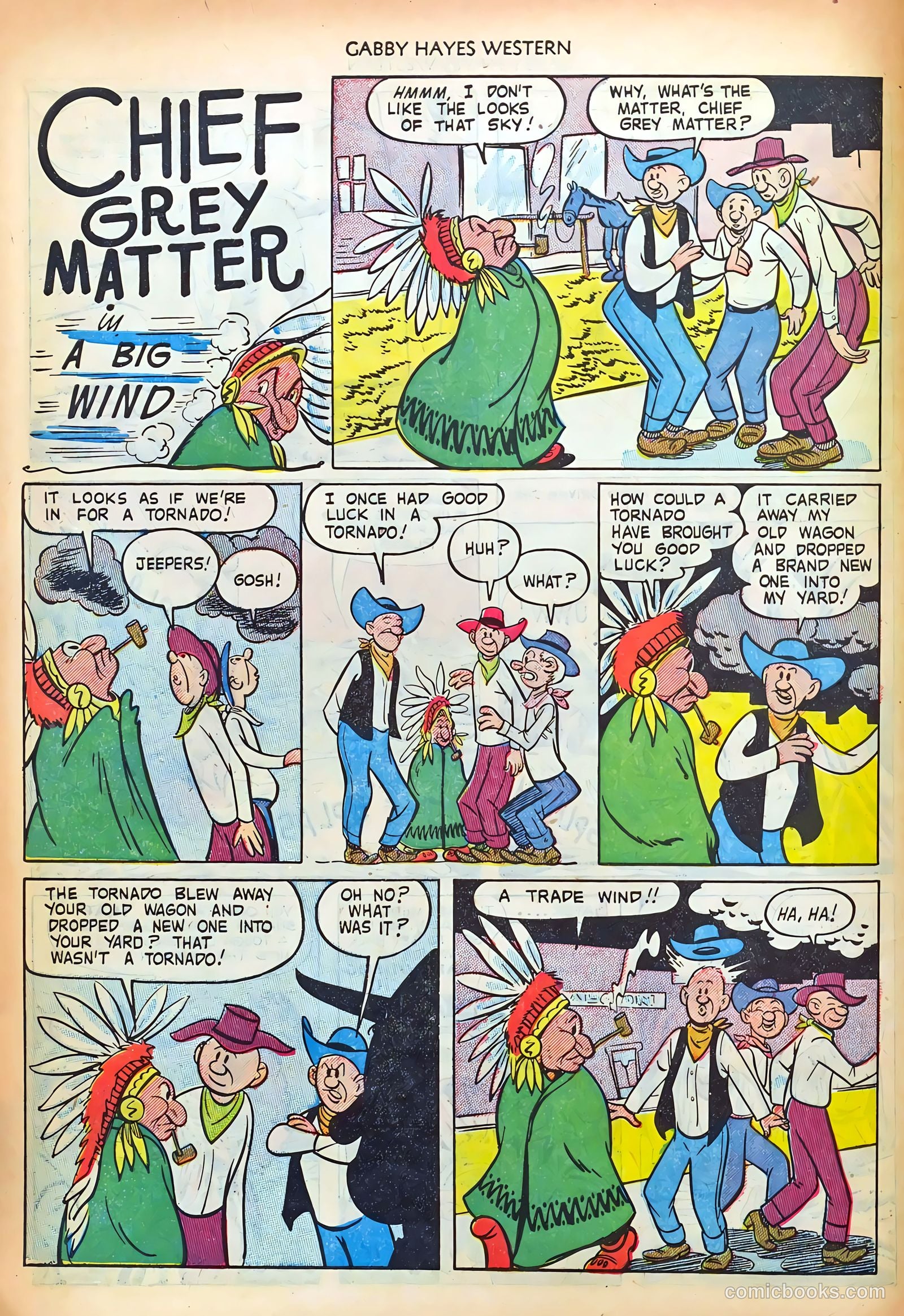 Gabby Hayes Western #44 (1952) — page 10 of 36