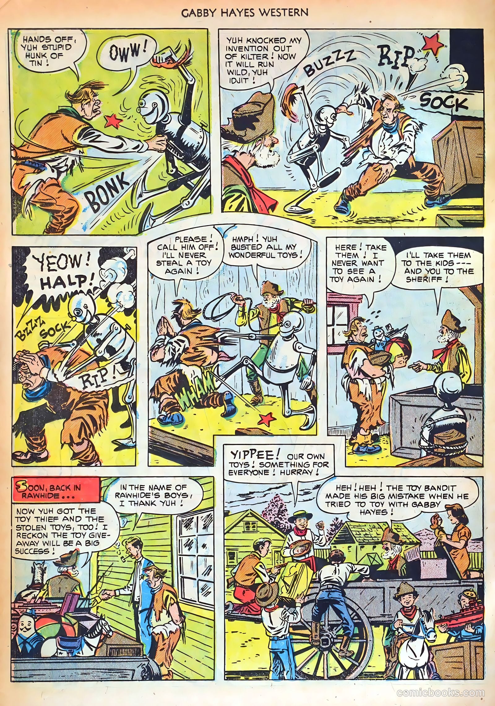 Gabby Hayes Western #44 (1952) — page 20 of 36