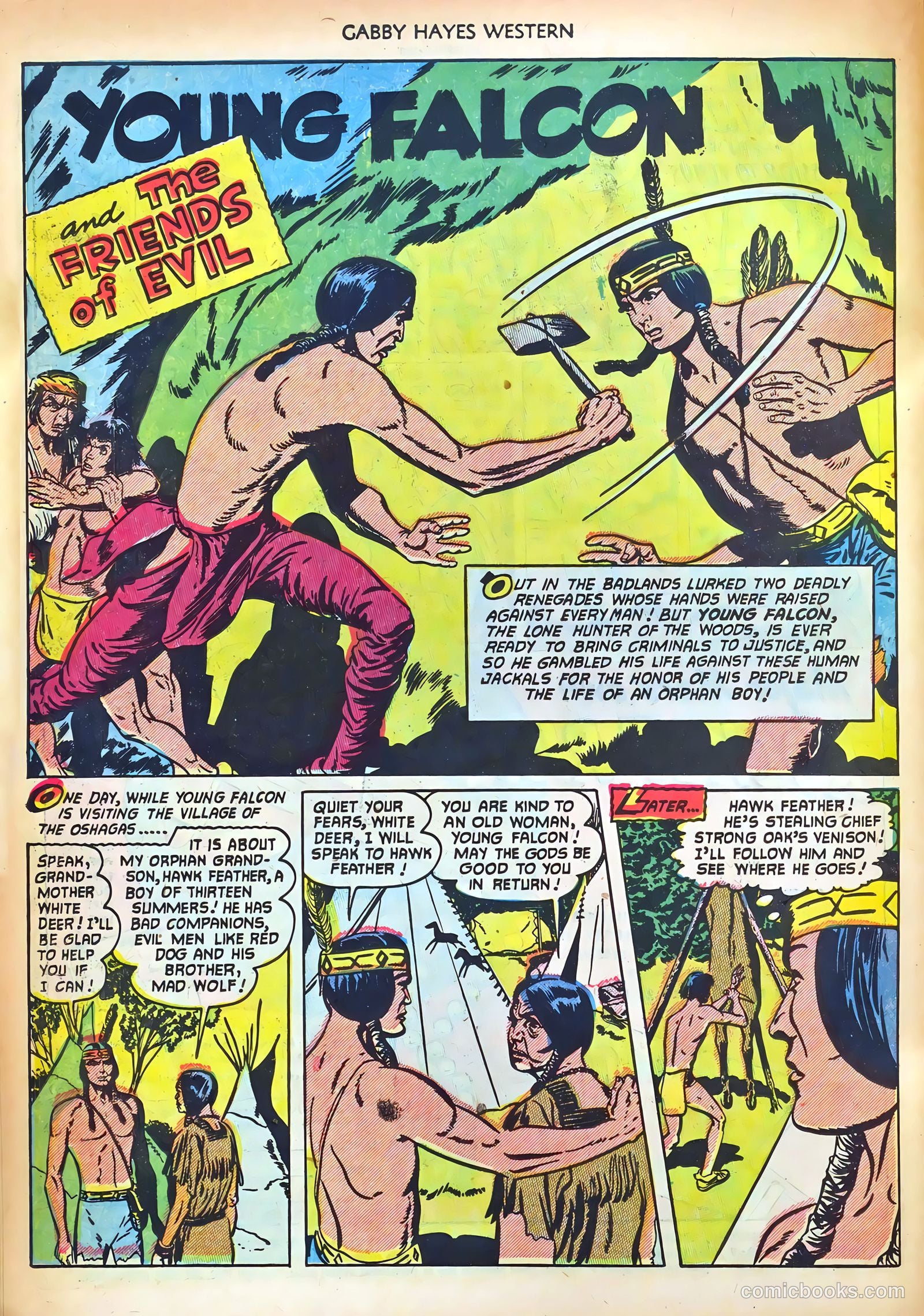 Gabby Hayes Western #44 (1952) — page 22 of 36