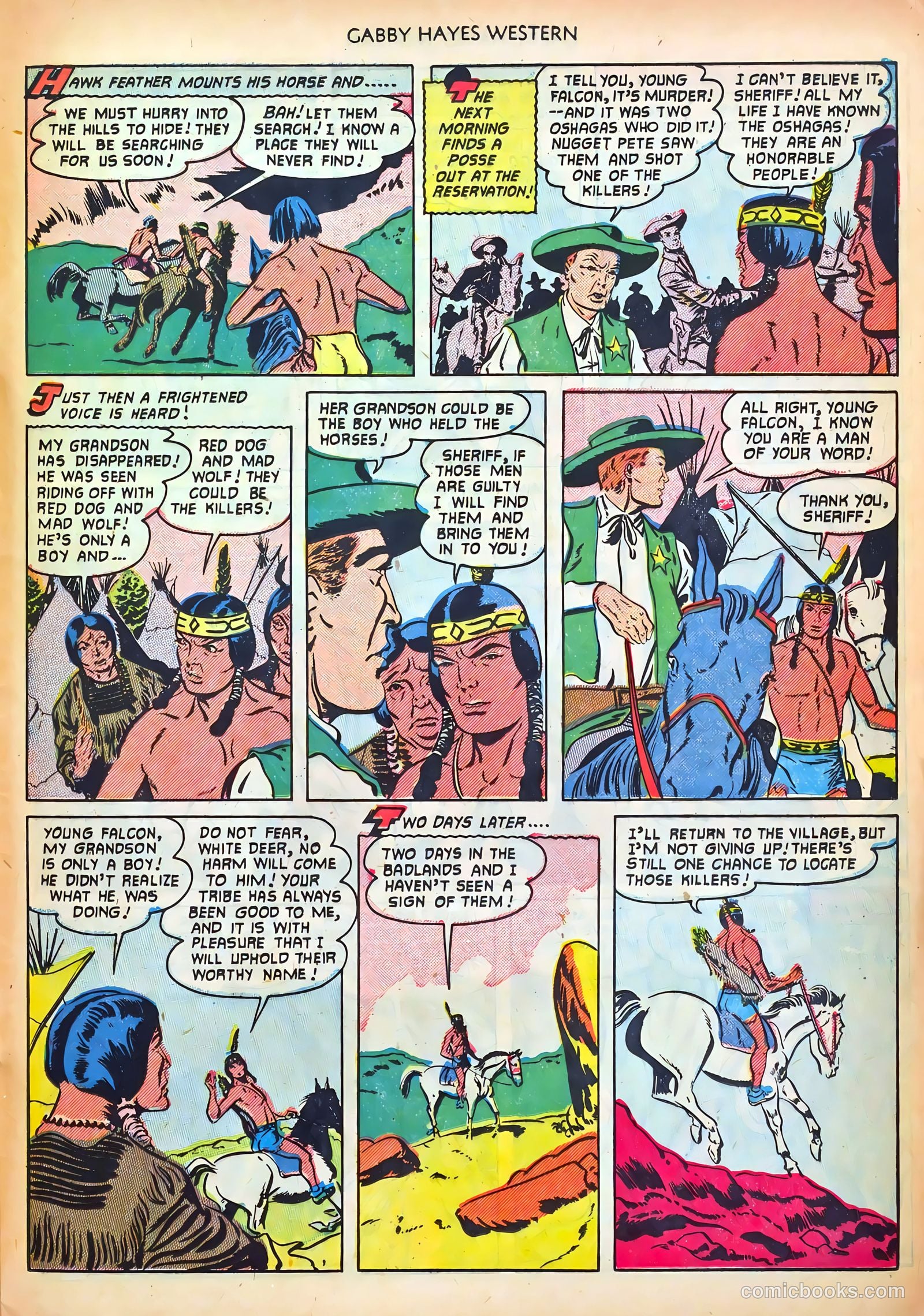 Gabby Hayes Western #44 (1952) — page 25 of 36