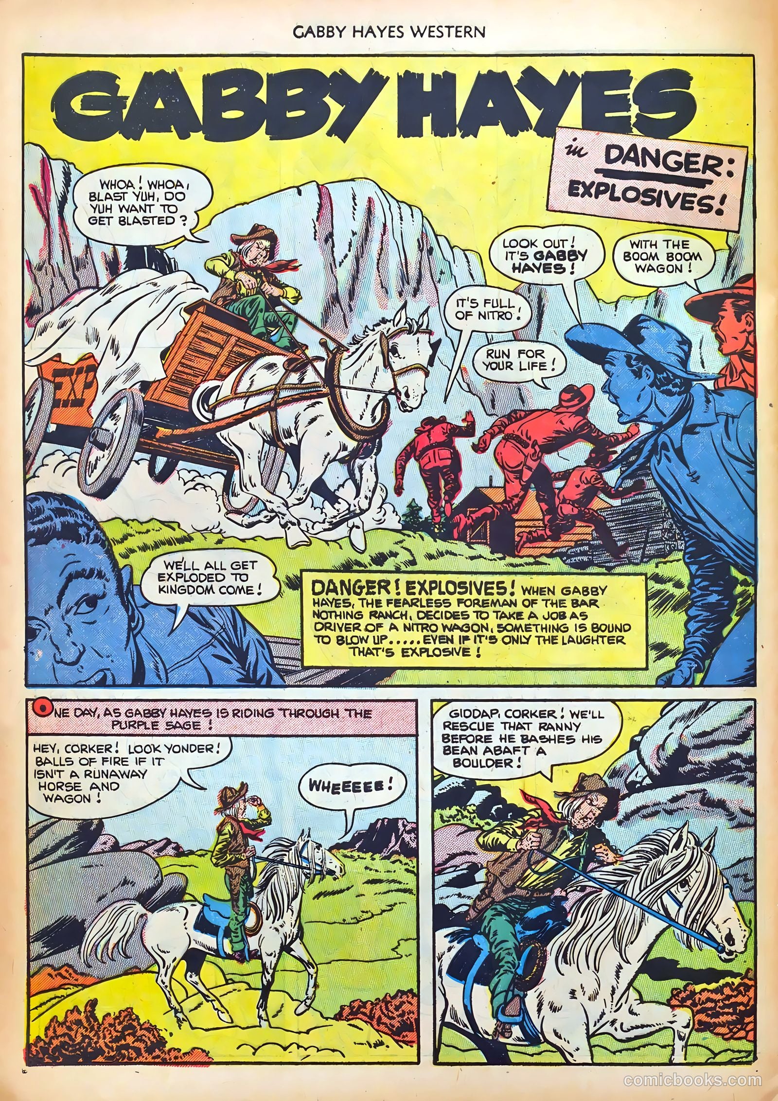 Gabby Hayes Western #44 (1952) — page 28 of 36