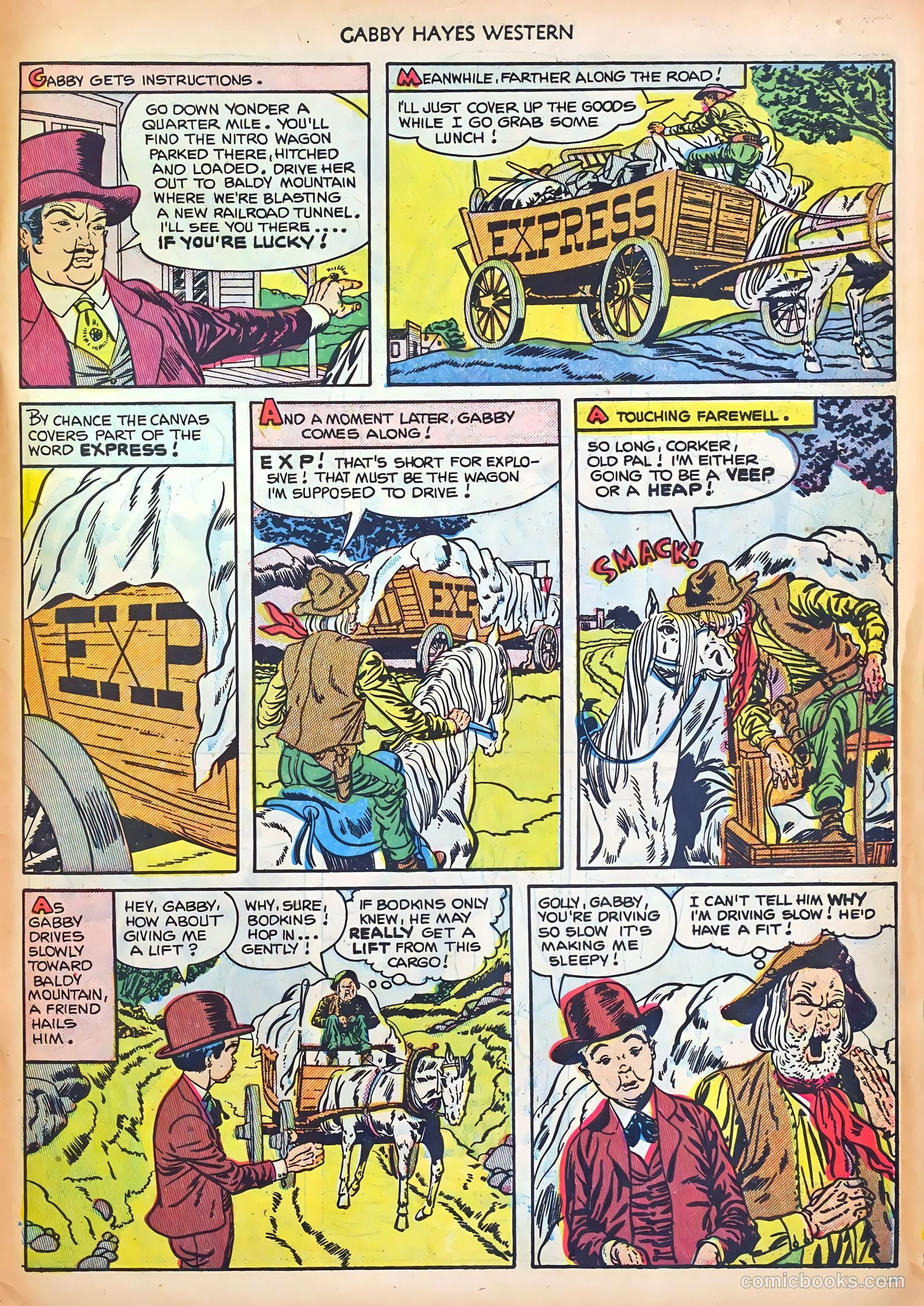 Gabby Hayes Western #44 (1952) — page 31 of 36