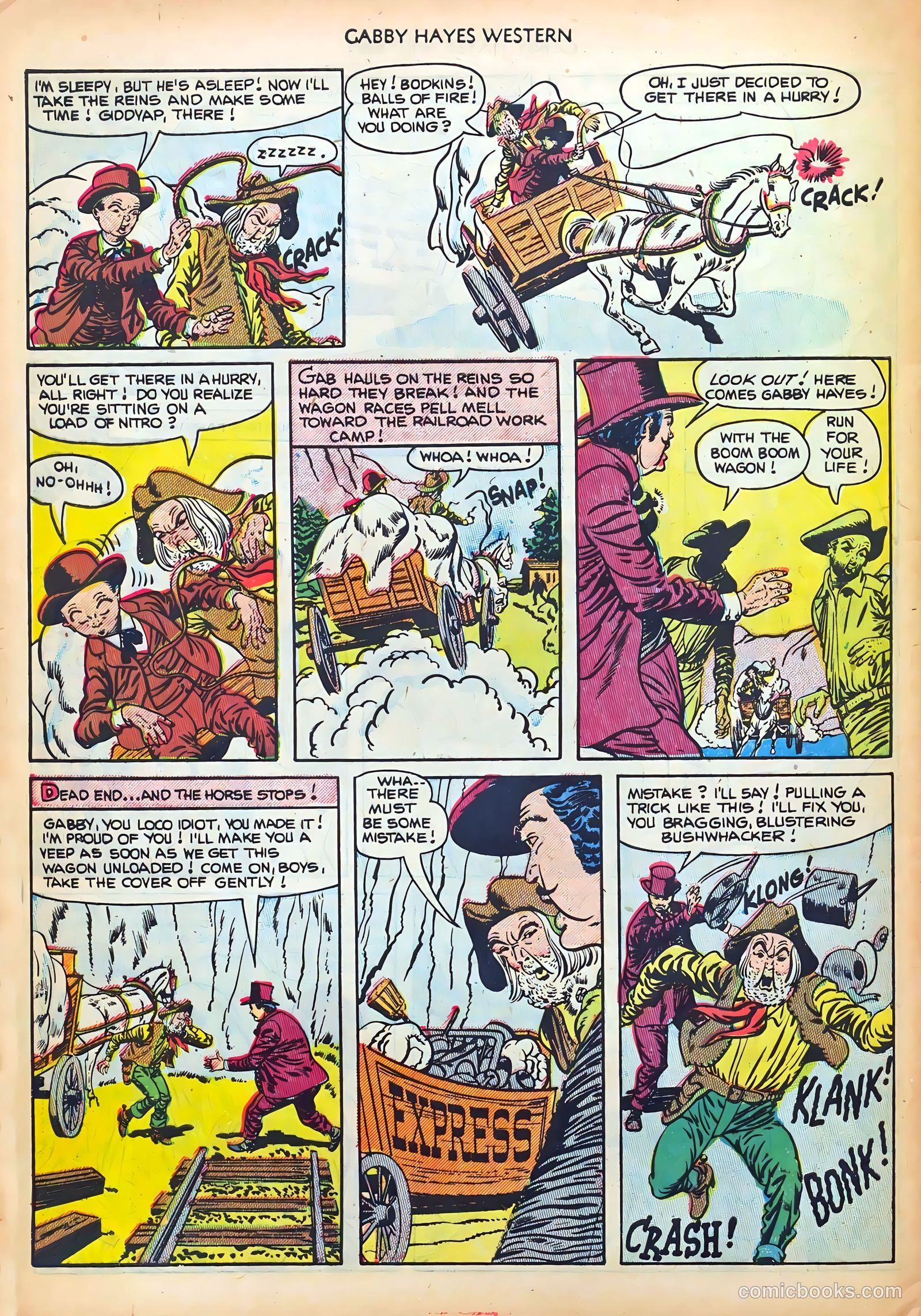 Gabby Hayes Western #44 (1952) — page 32 of 36