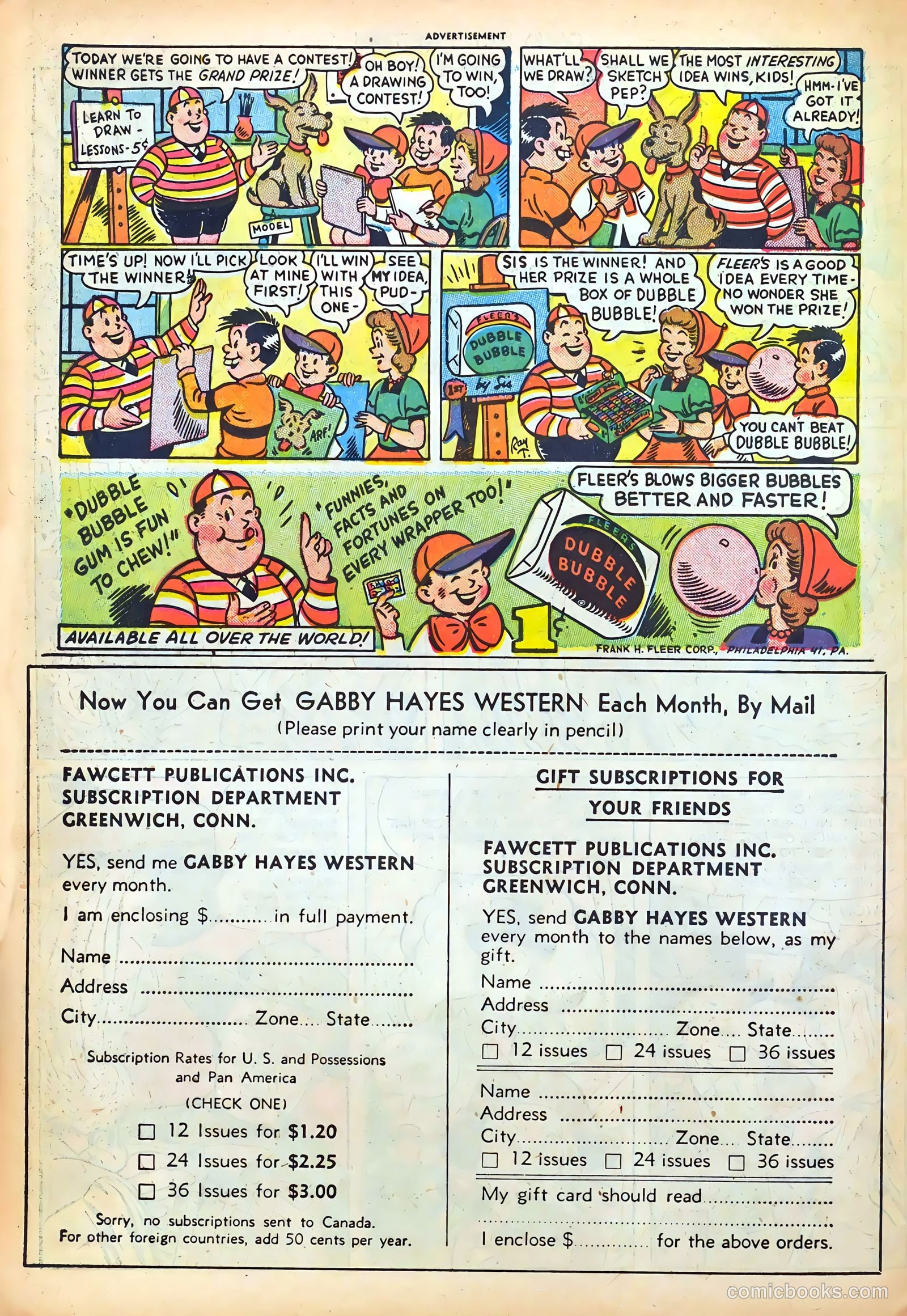 Gabby Hayes Western #44 (1952) — page 34 of 36