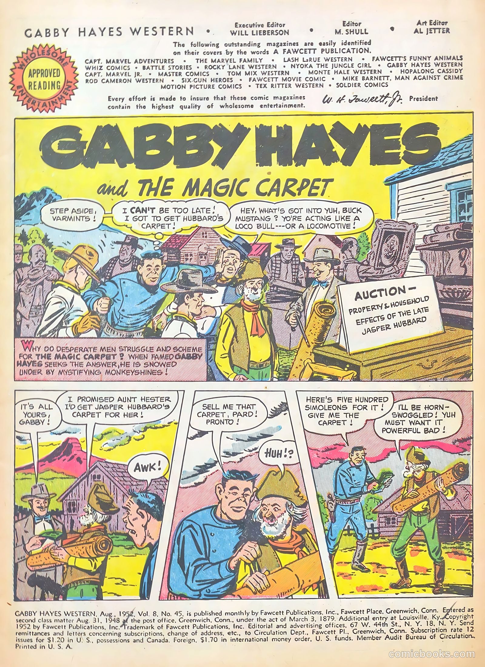 Gabby Hayes Western #45 (1952) — page 3 of 36