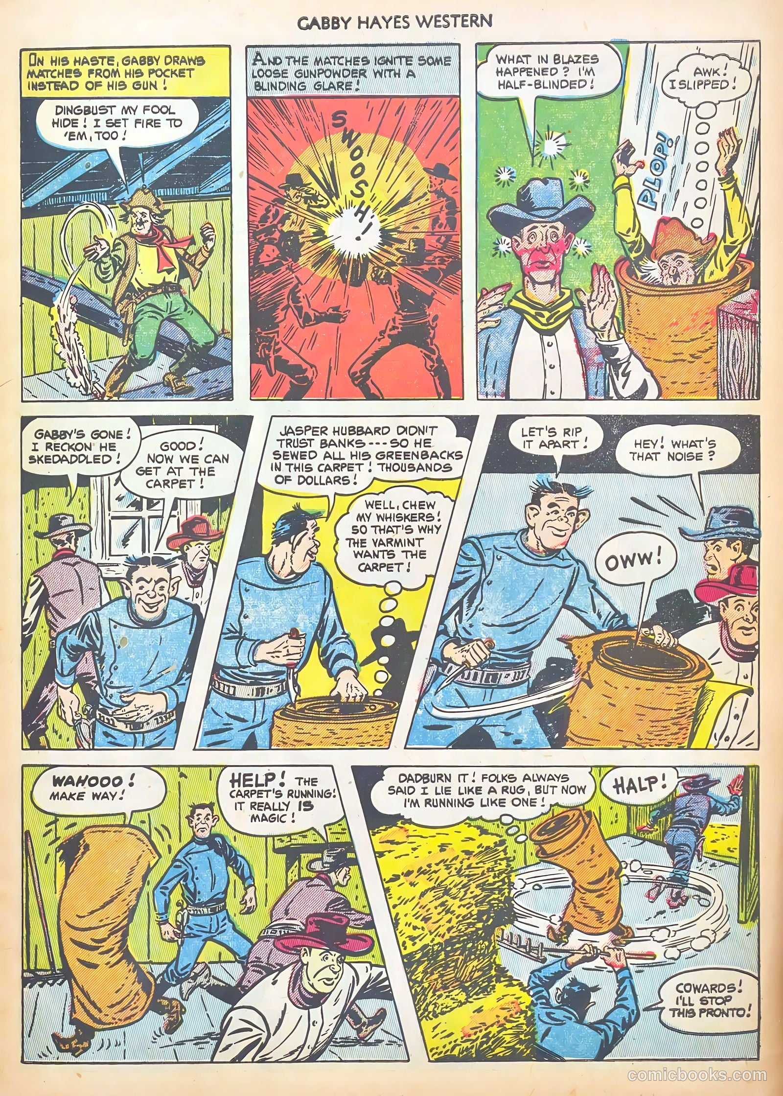 Gabby Hayes Western #45 (1952) — page 9 of 36