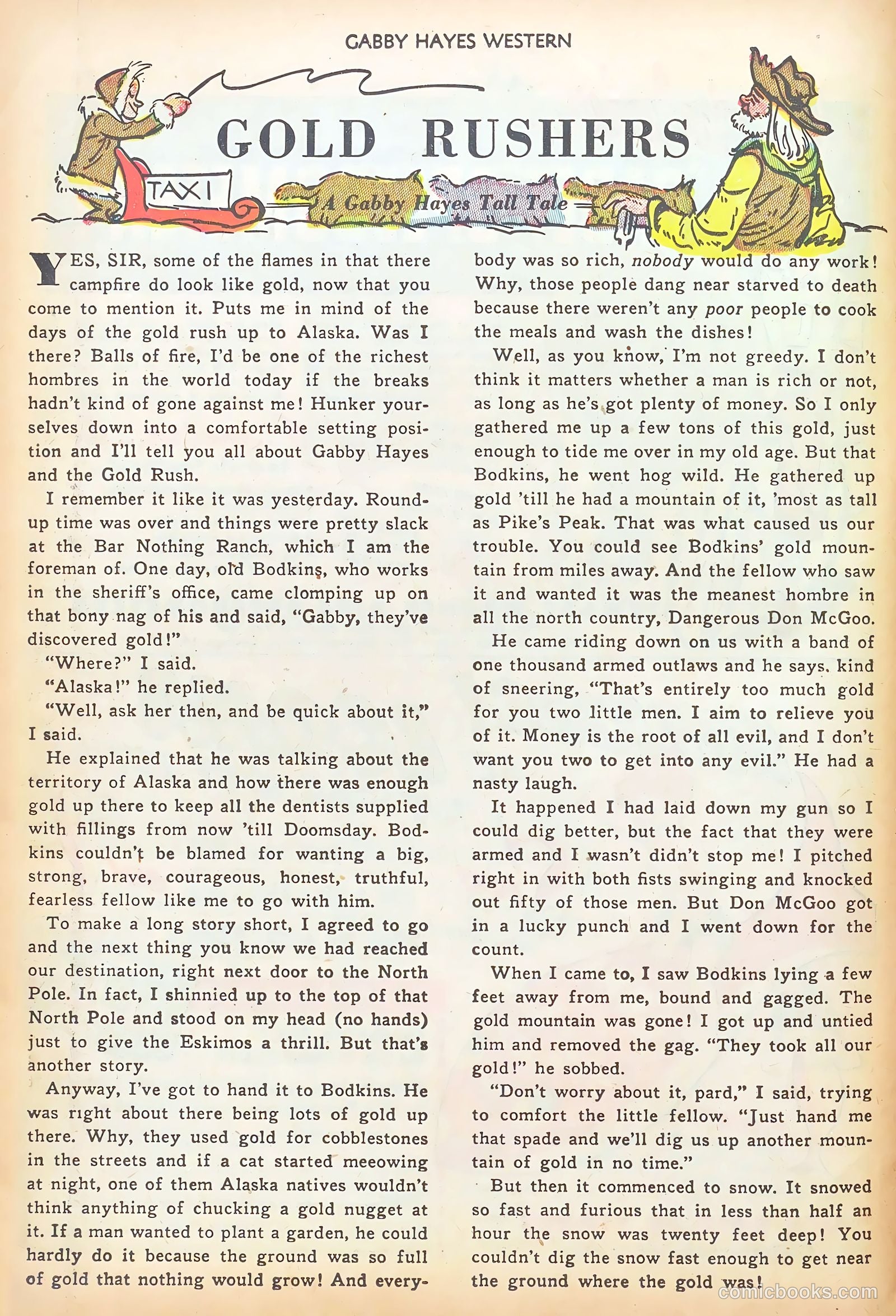 Gabby Hayes Western #45 (1952) — page 14 of 36