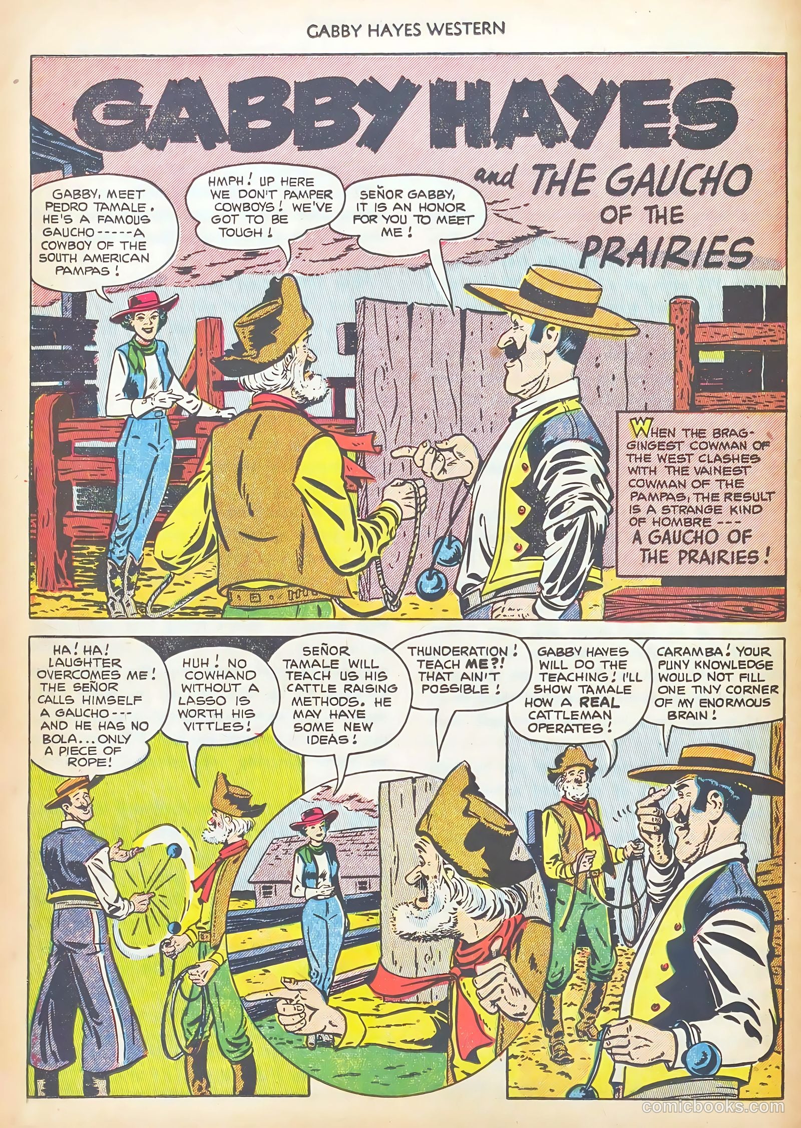 Gabby Hayes Western #45 (1952) — page 16 of 36