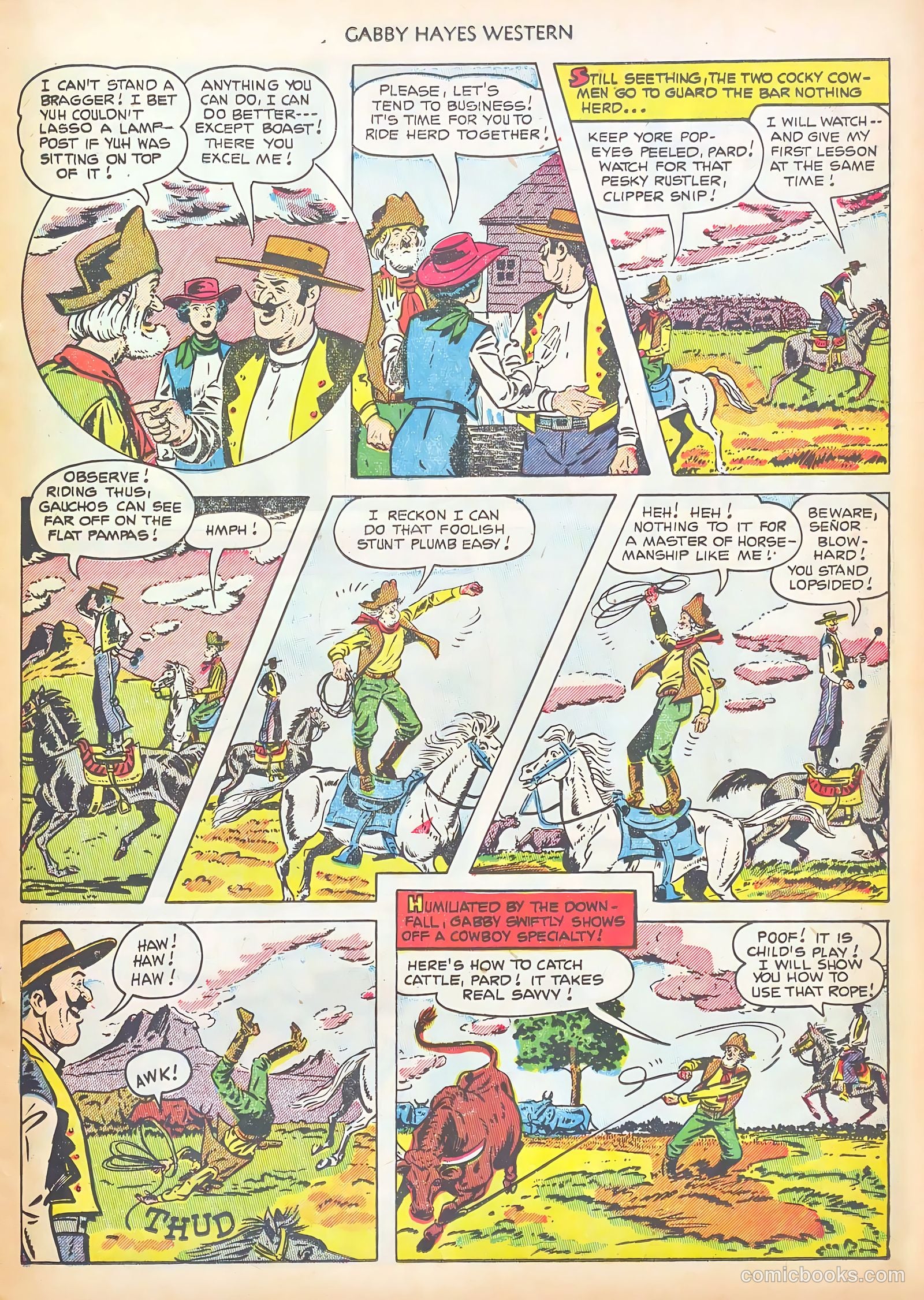 Gabby Hayes Western #45 (1952) — page 17 of 36