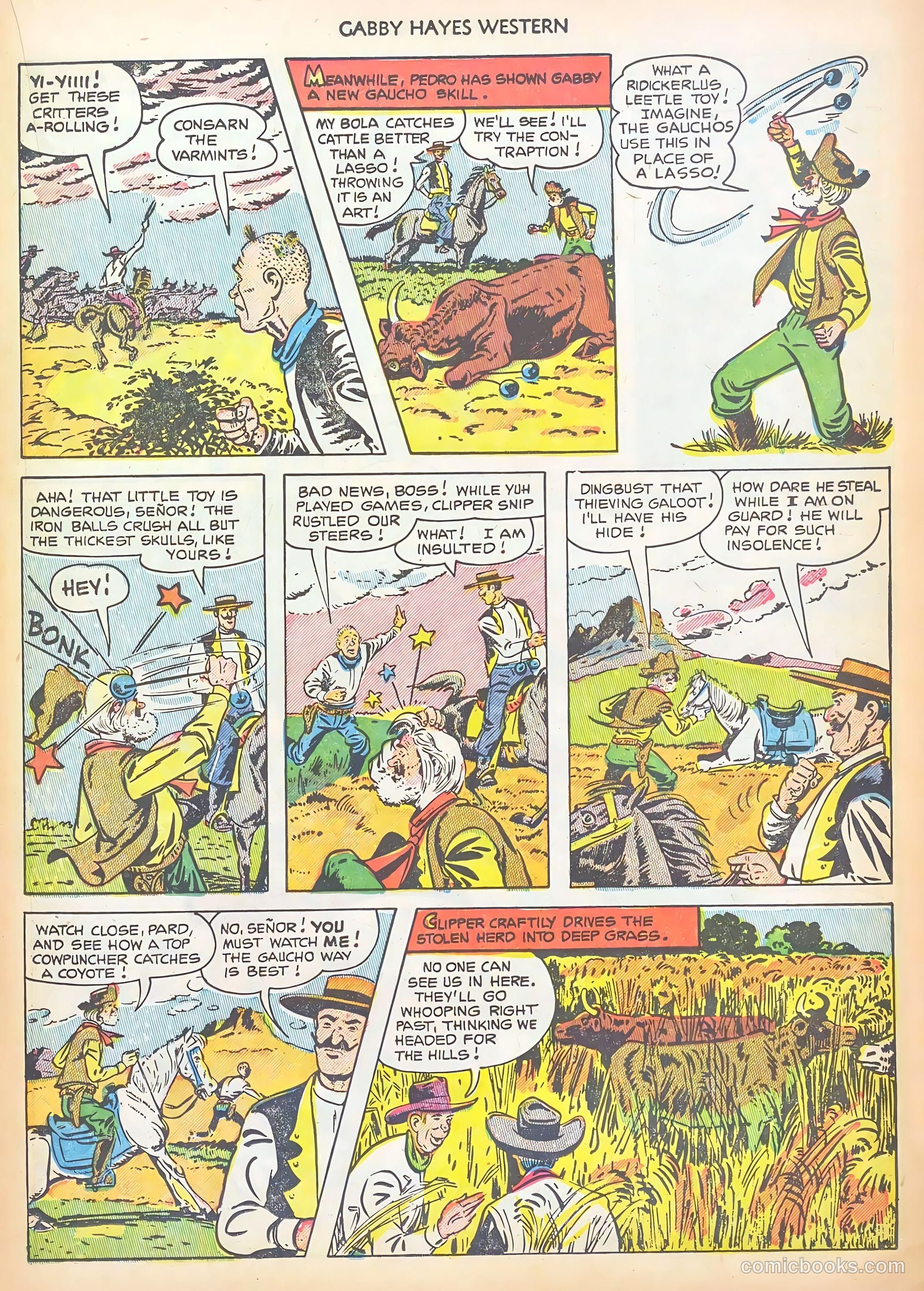Gabby Hayes Western #45 (1952) — page 19 of 36