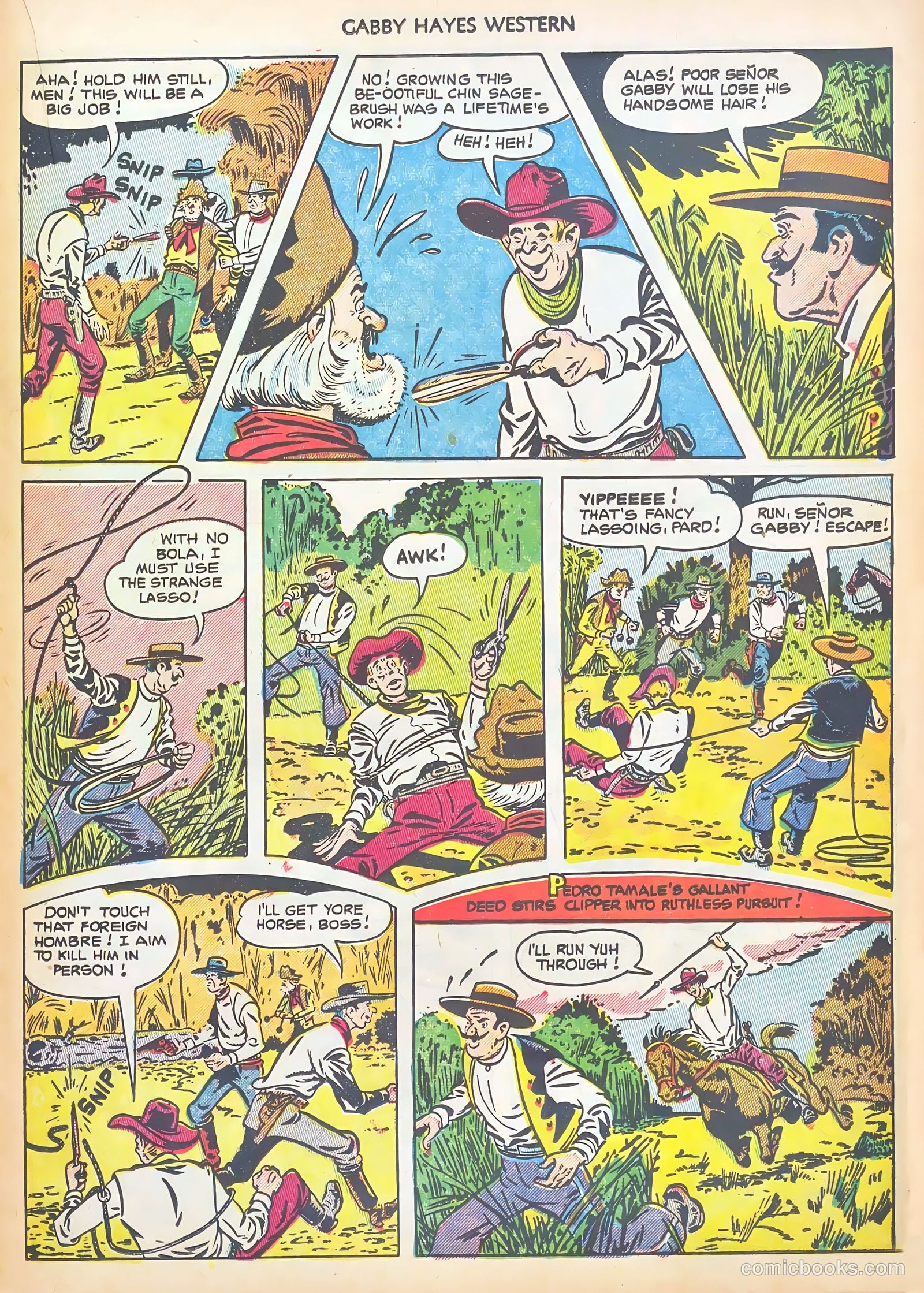 Gabby Hayes Western #45 (1952) — page 21 of 36