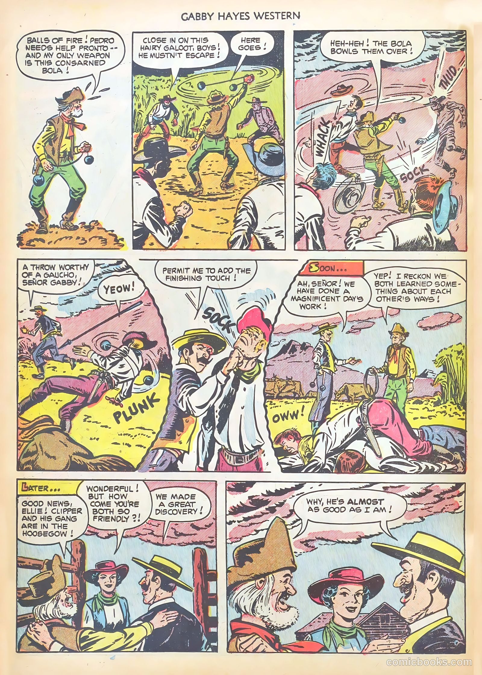 Gabby Hayes Western #45 (1952) — page 22 of 36