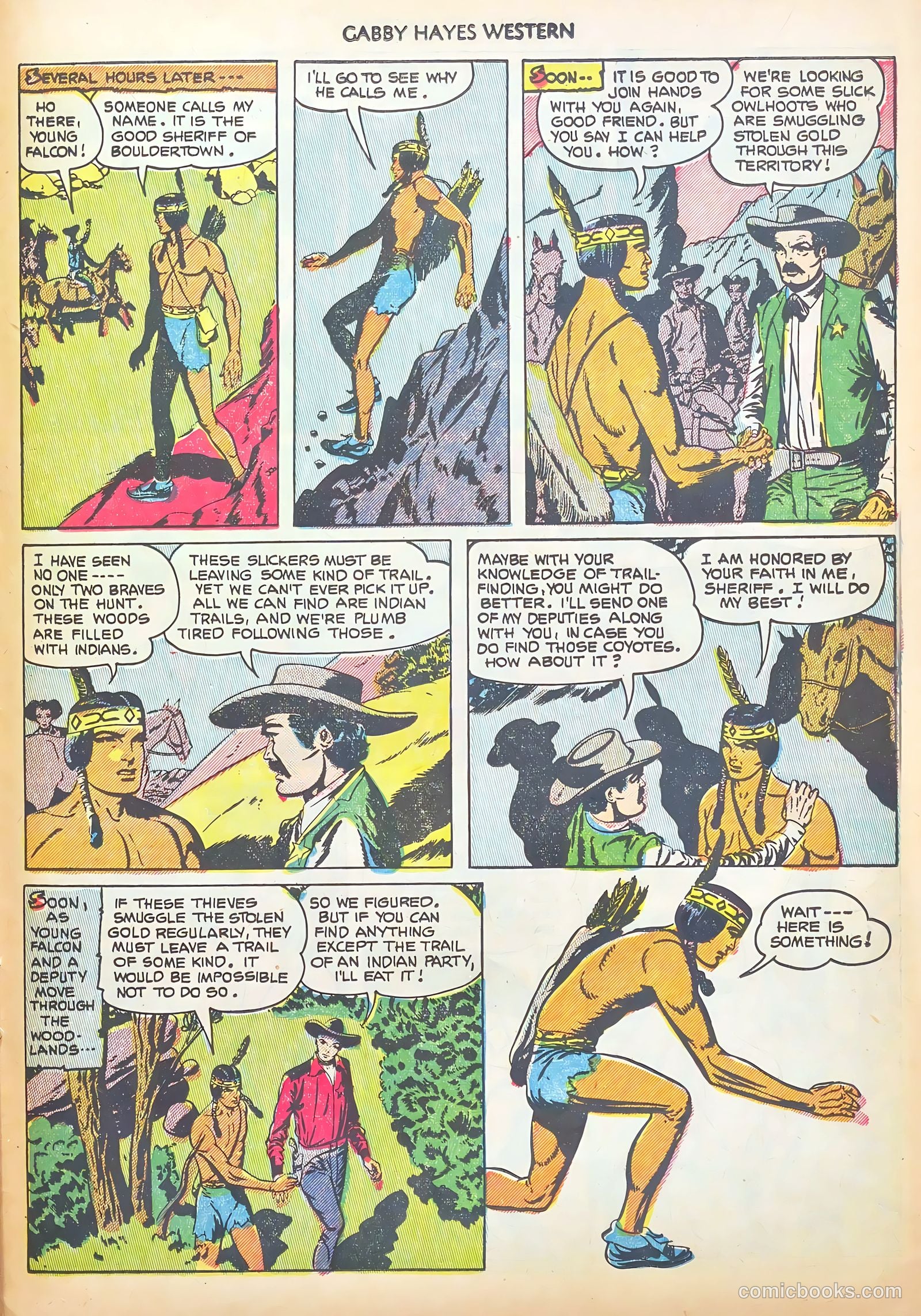 Gabby Hayes Western #45 (1952) — page 25 of 36