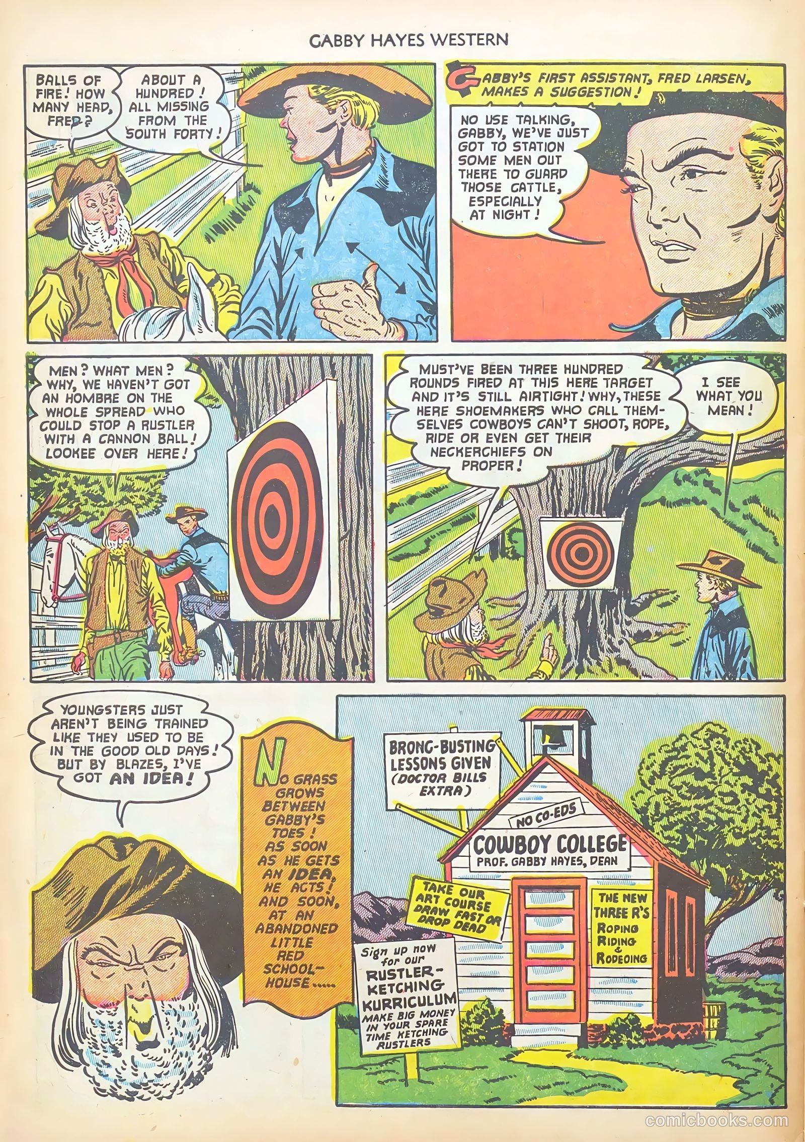 Gabby Hayes Western #45 (1952) — page 28 of 36