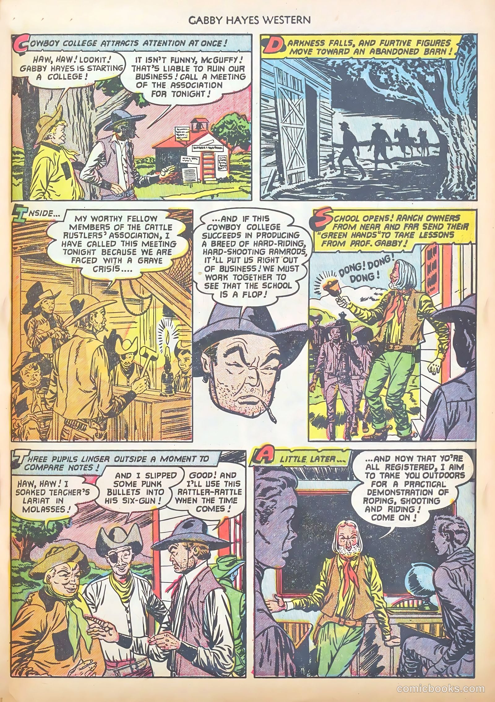 Gabby Hayes Western #45 (1952) — page 29 of 36