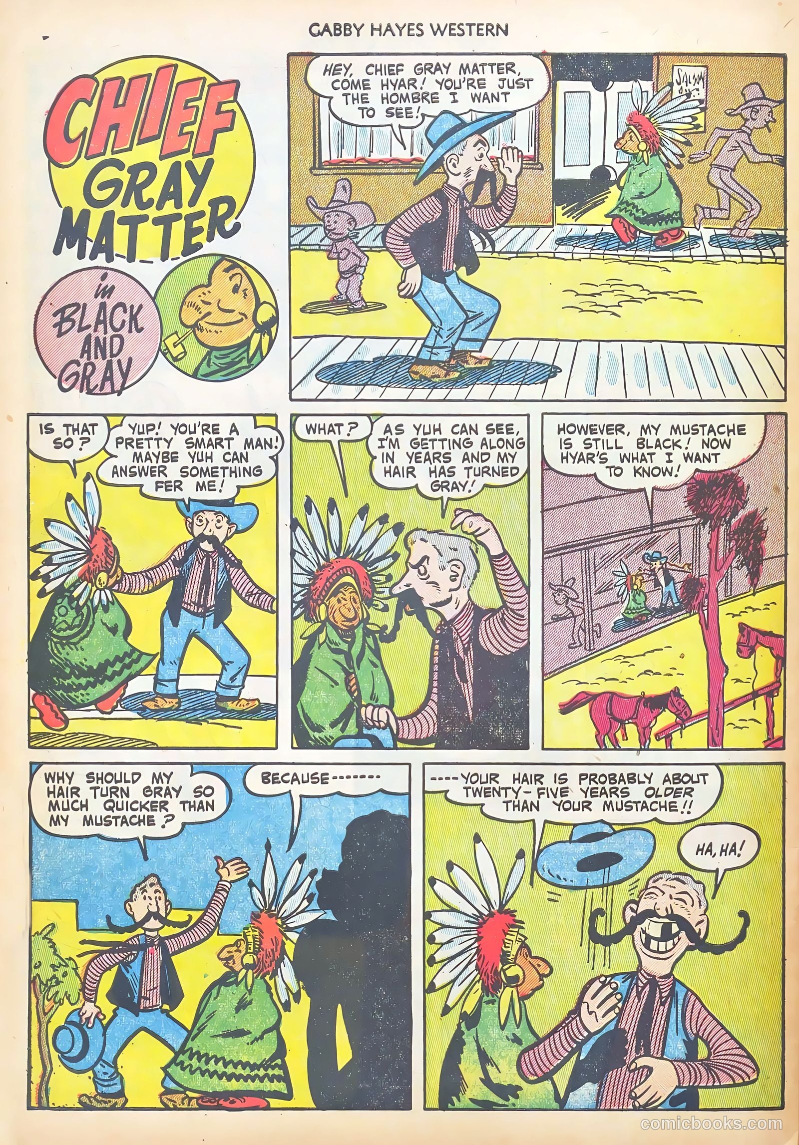 Gabby Hayes Western #45 (1952) — page 30 of 36