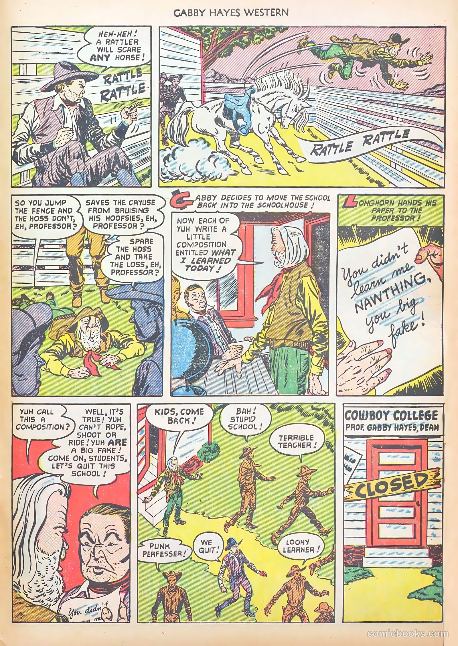 Gabby Hayes Western #45 (1952) — page 33 of 36