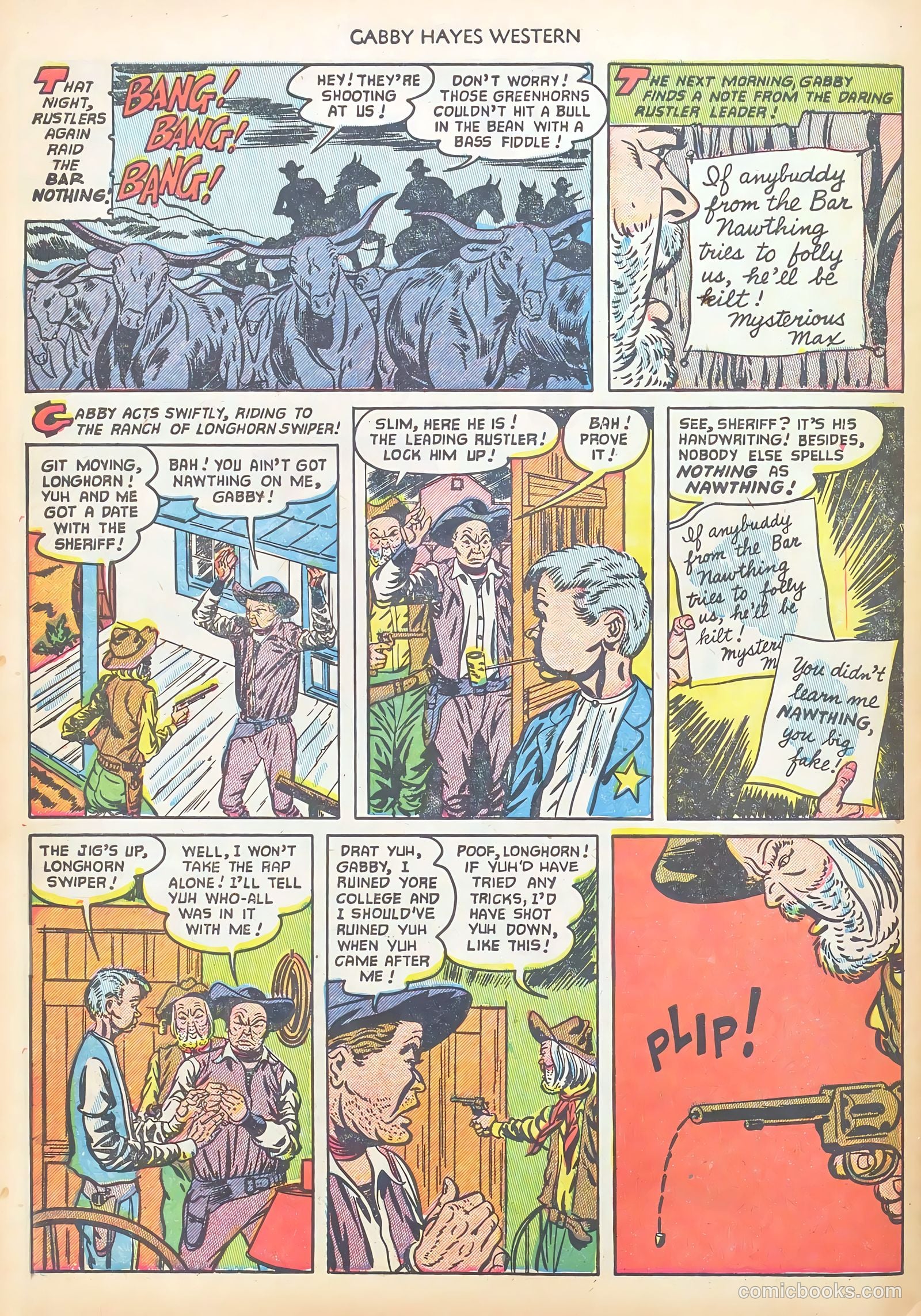 Gabby Hayes Western #45 (1952) — page 34 of 36