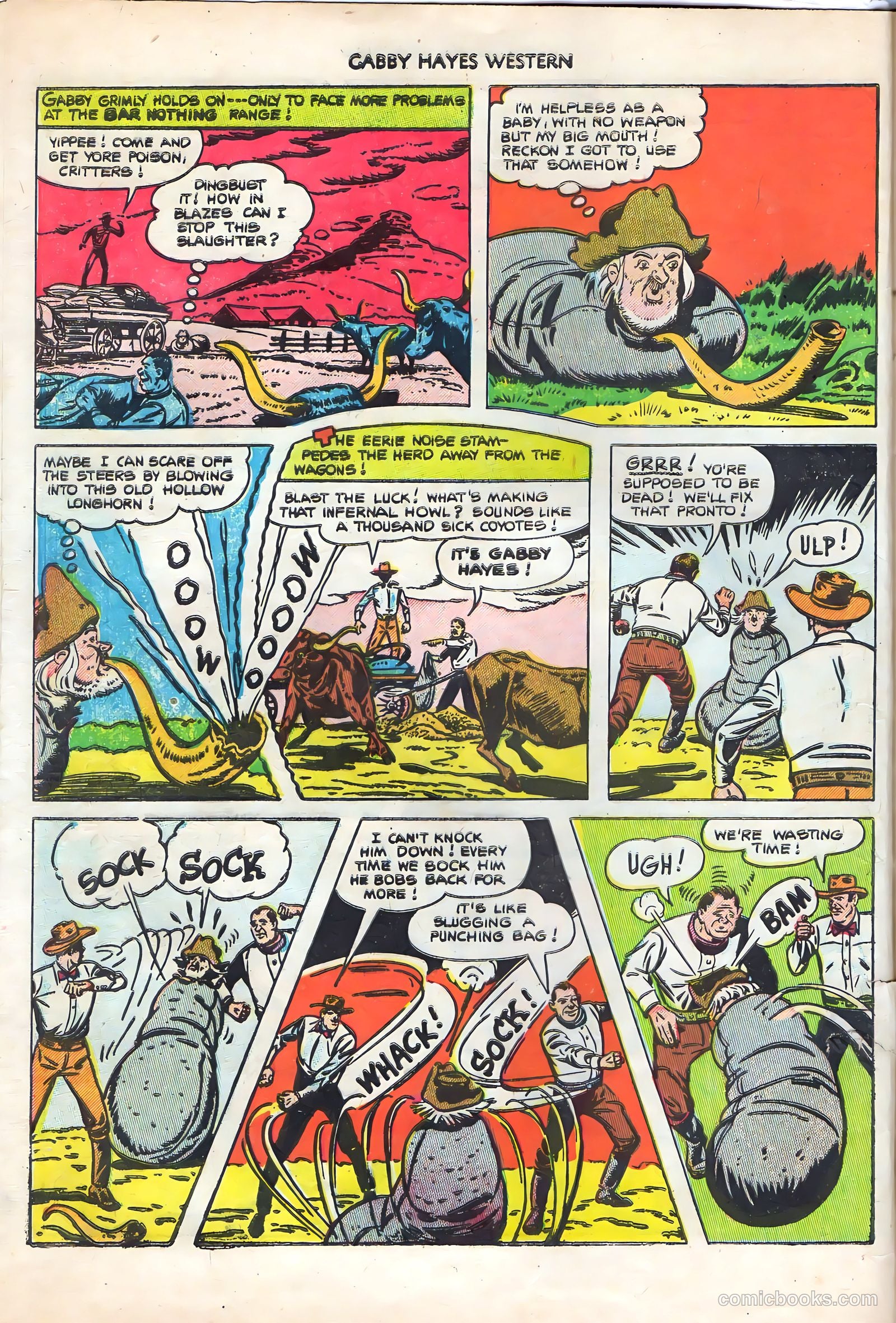 Gabby Hayes Western #46 (1952) — page 8 of 36
