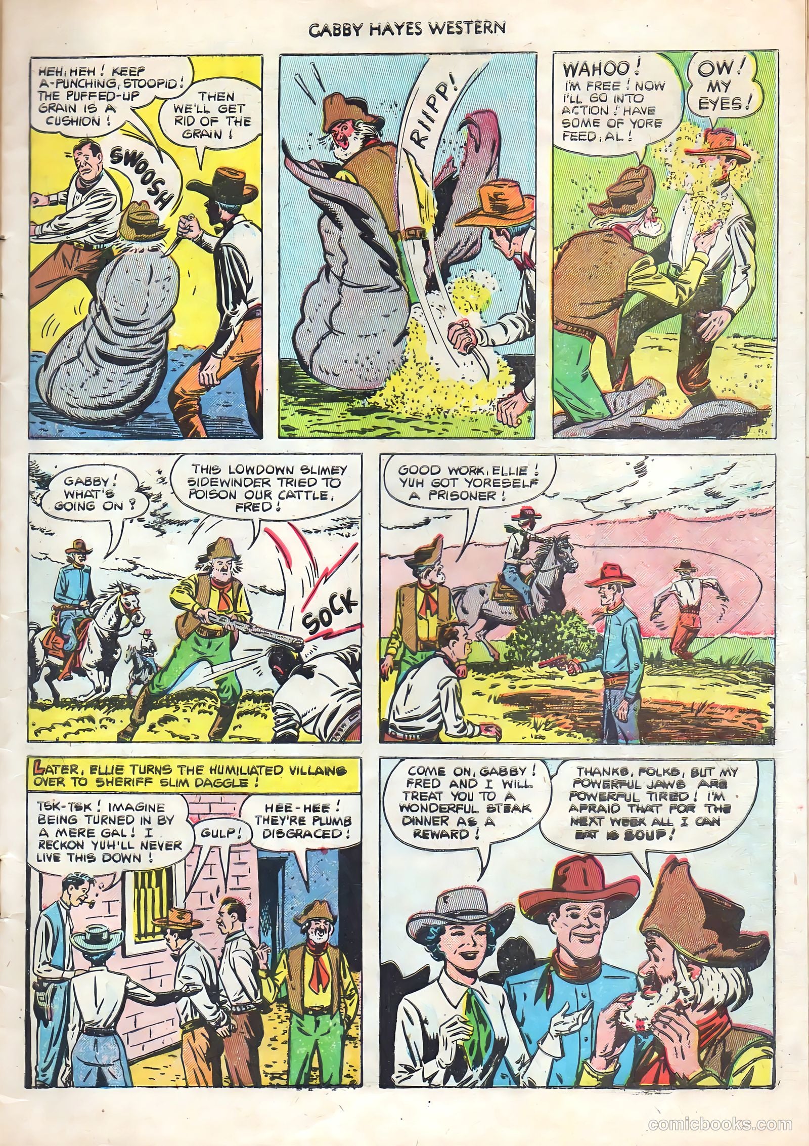 Gabby Hayes Western #46 (1952) — page 9 of 36