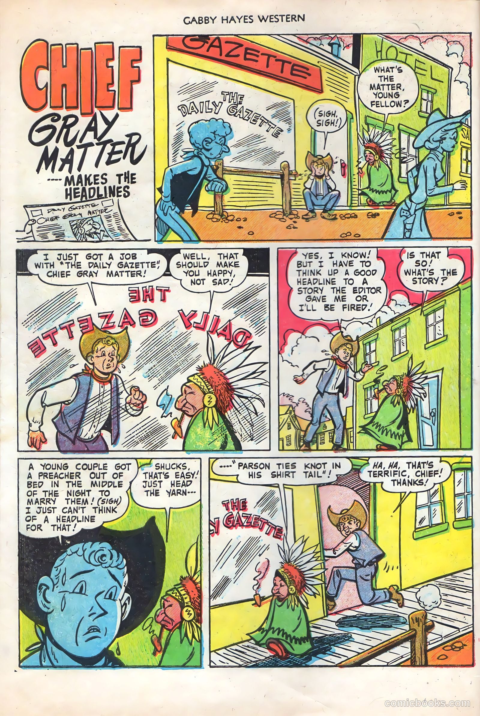 Gabby Hayes Western #46 (1952) — page 10 of 36