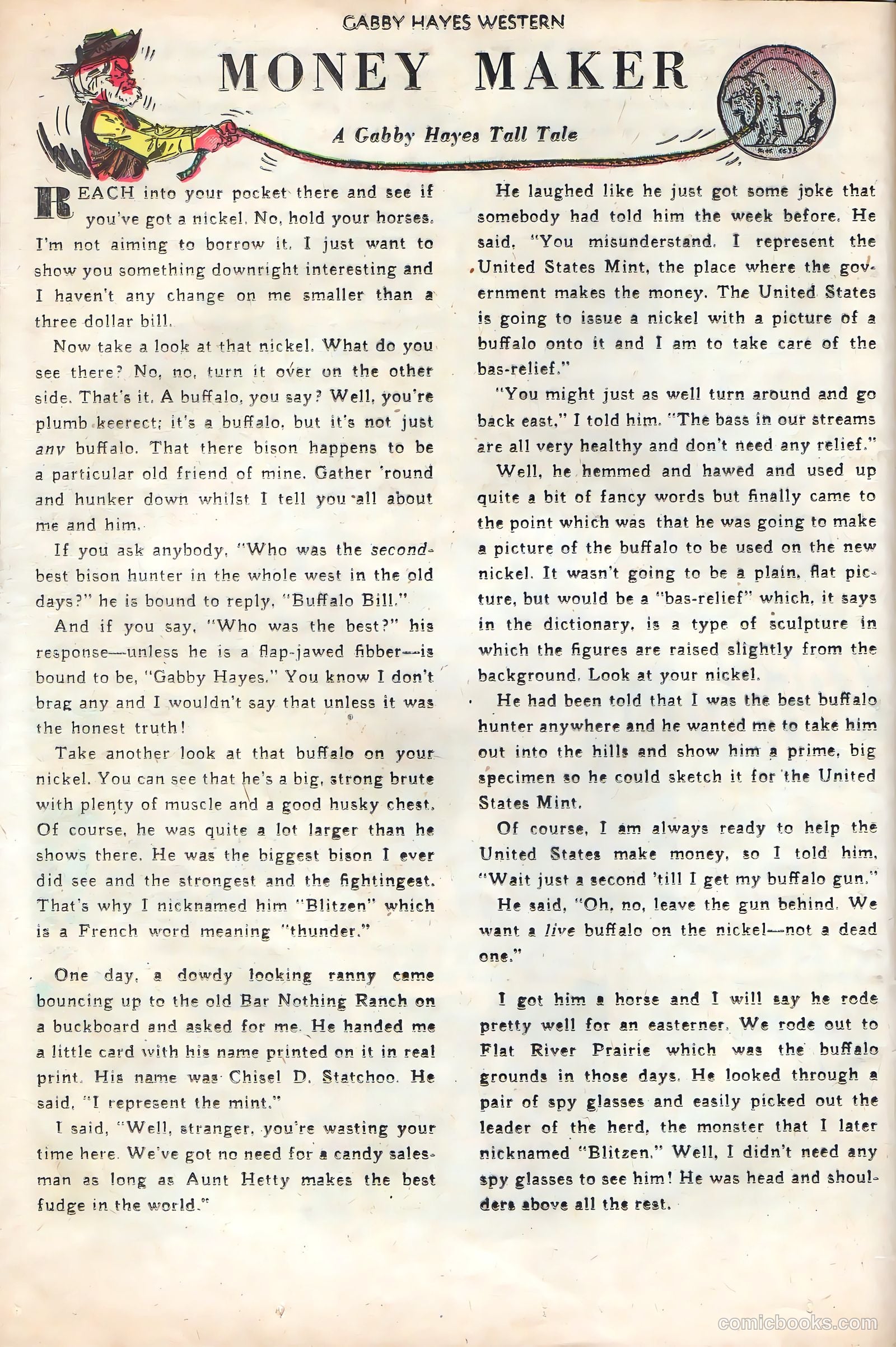 Gabby Hayes Western #46 (1952) — page 12 of 36