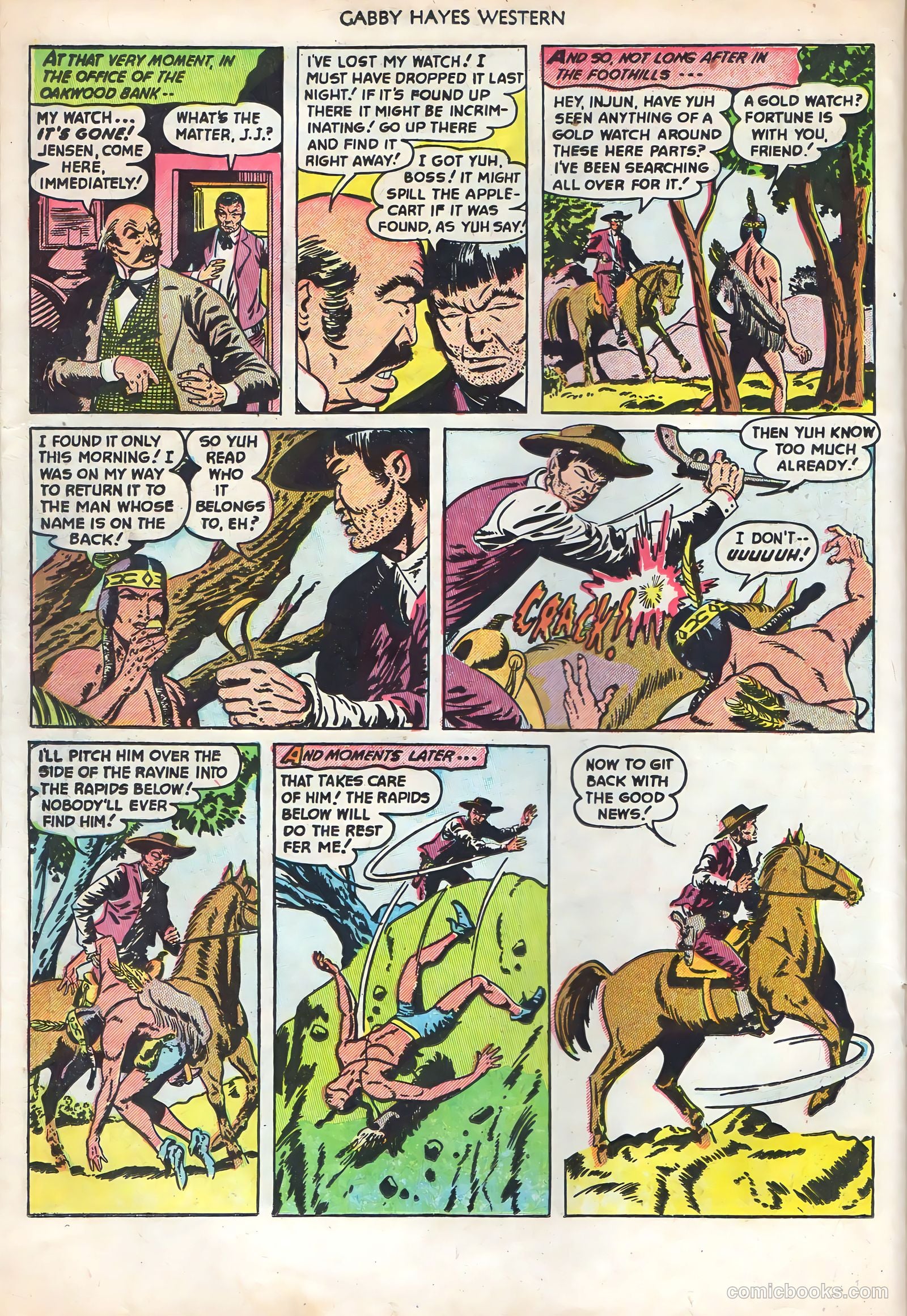 Gabby Hayes Western #46 (1952) — page 22 of 36