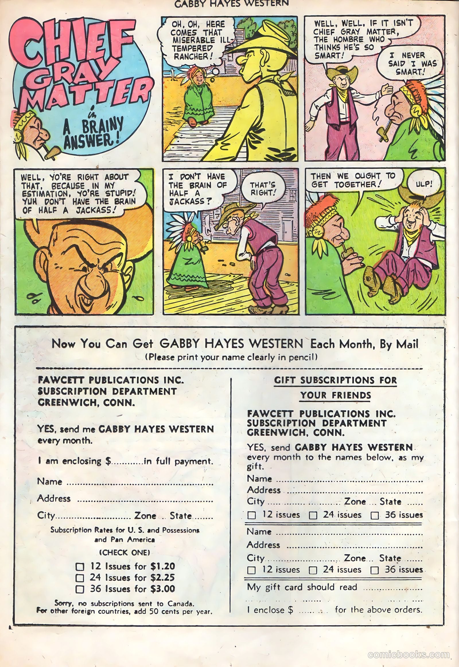 Gabby Hayes Western #46 (1952) — page 26 of 36