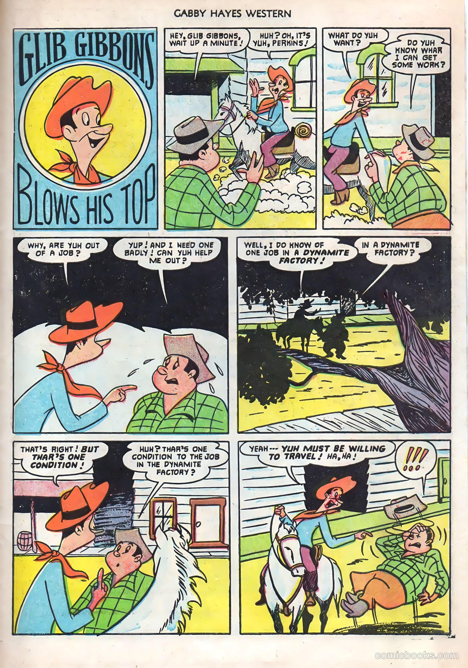 Gabby Hayes Western #46 (1952) — page 27 of 36