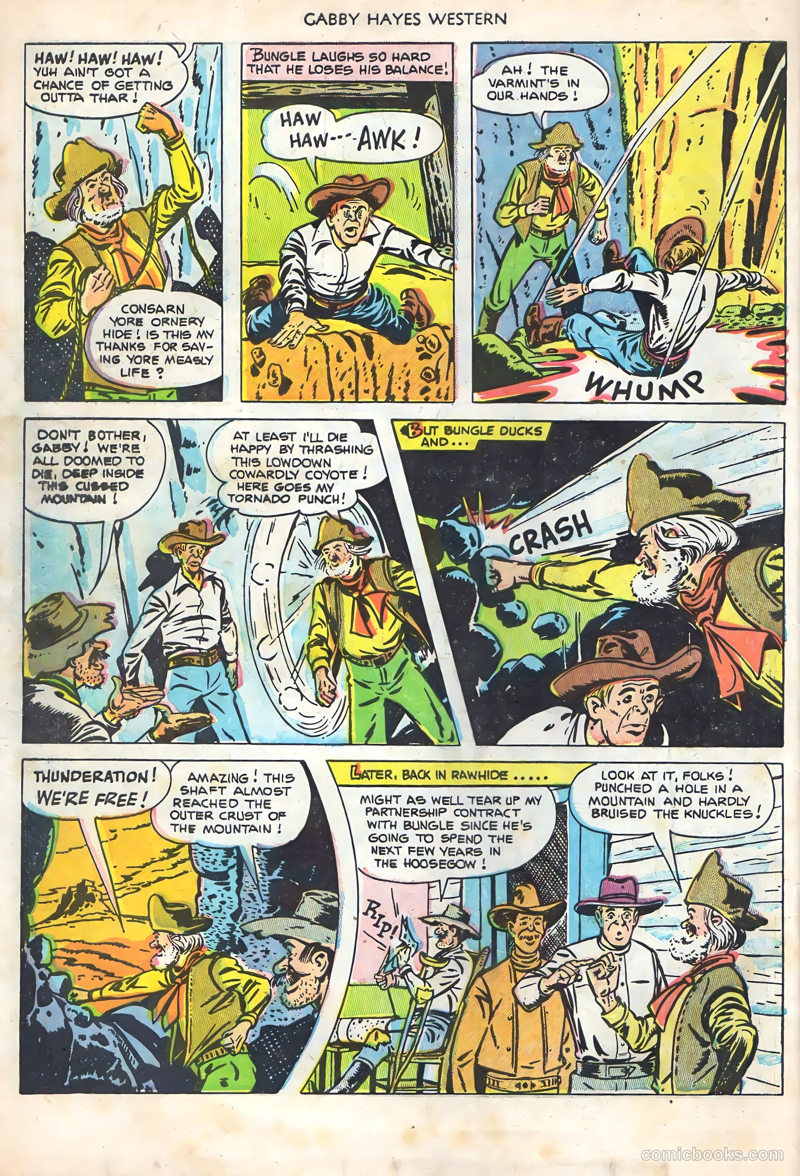 Gabby Hayes Western #46 (1952) — page 34 of 36