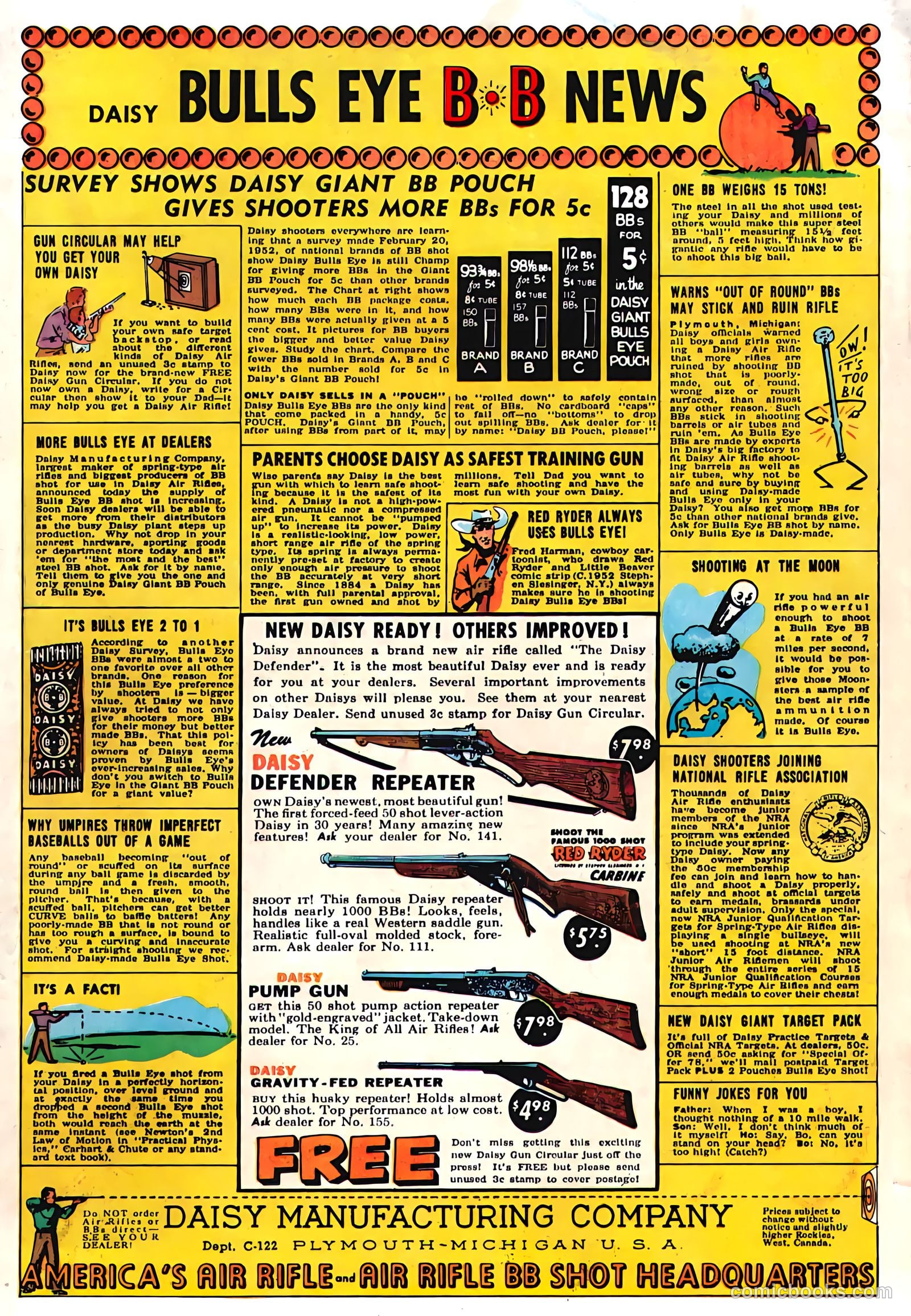 Gabby Hayes Western #46 (1952) — page 36 of 36
