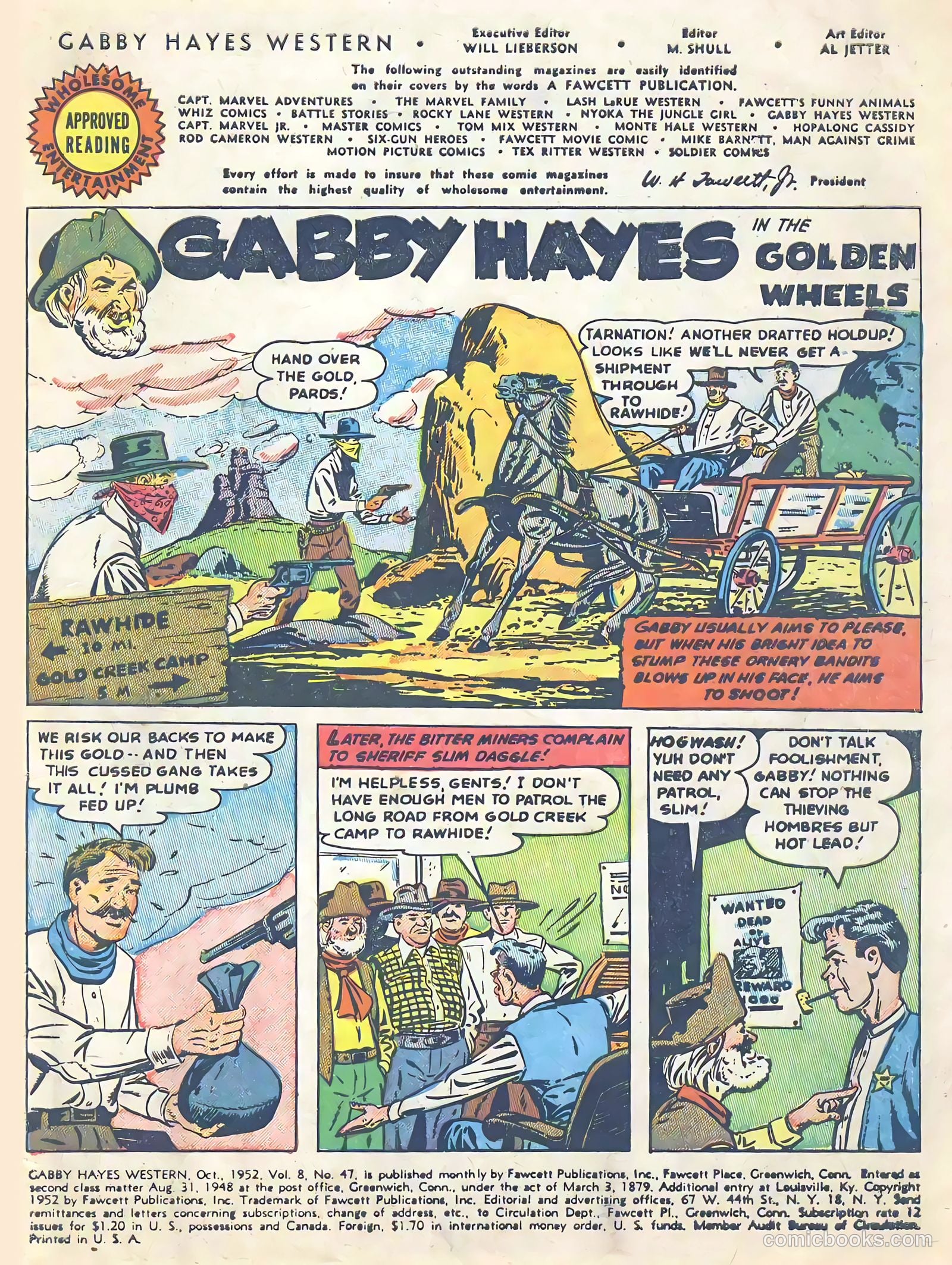 Gabby Hayes Western #47 (1952) — page 3 of 36